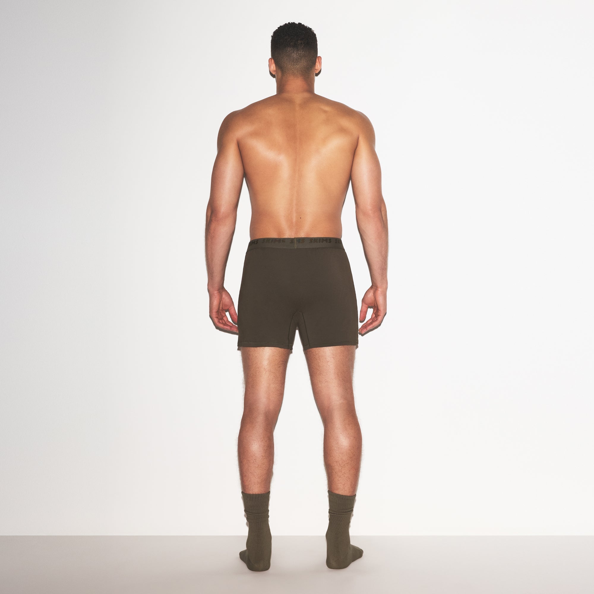 SKIMS STRETCH MENS KNIT BOXER | LODEN - Sneaker Türkiye