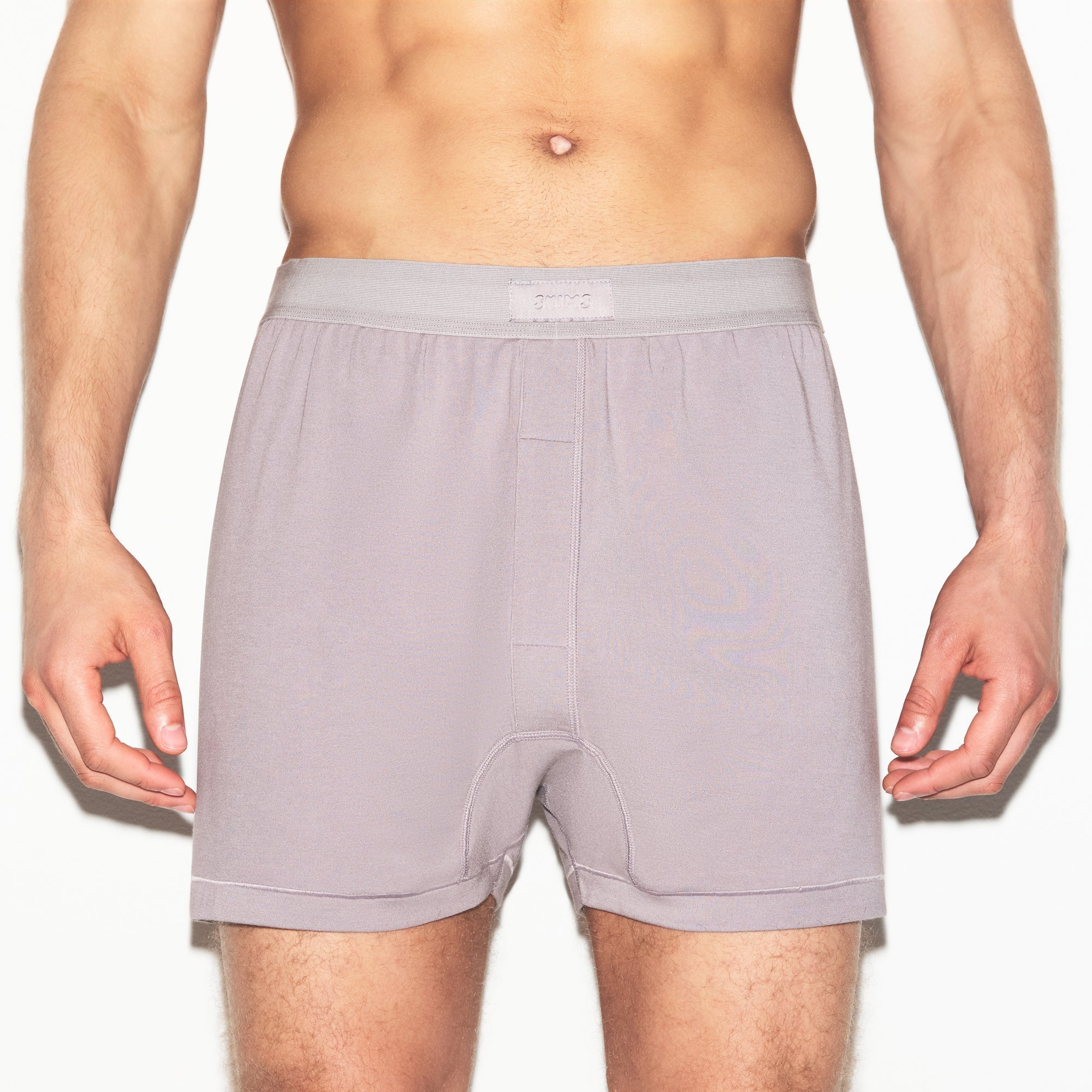 SKIMS COTTON MENS KNIT BOXER | ZINC - Sneaker Türkiye