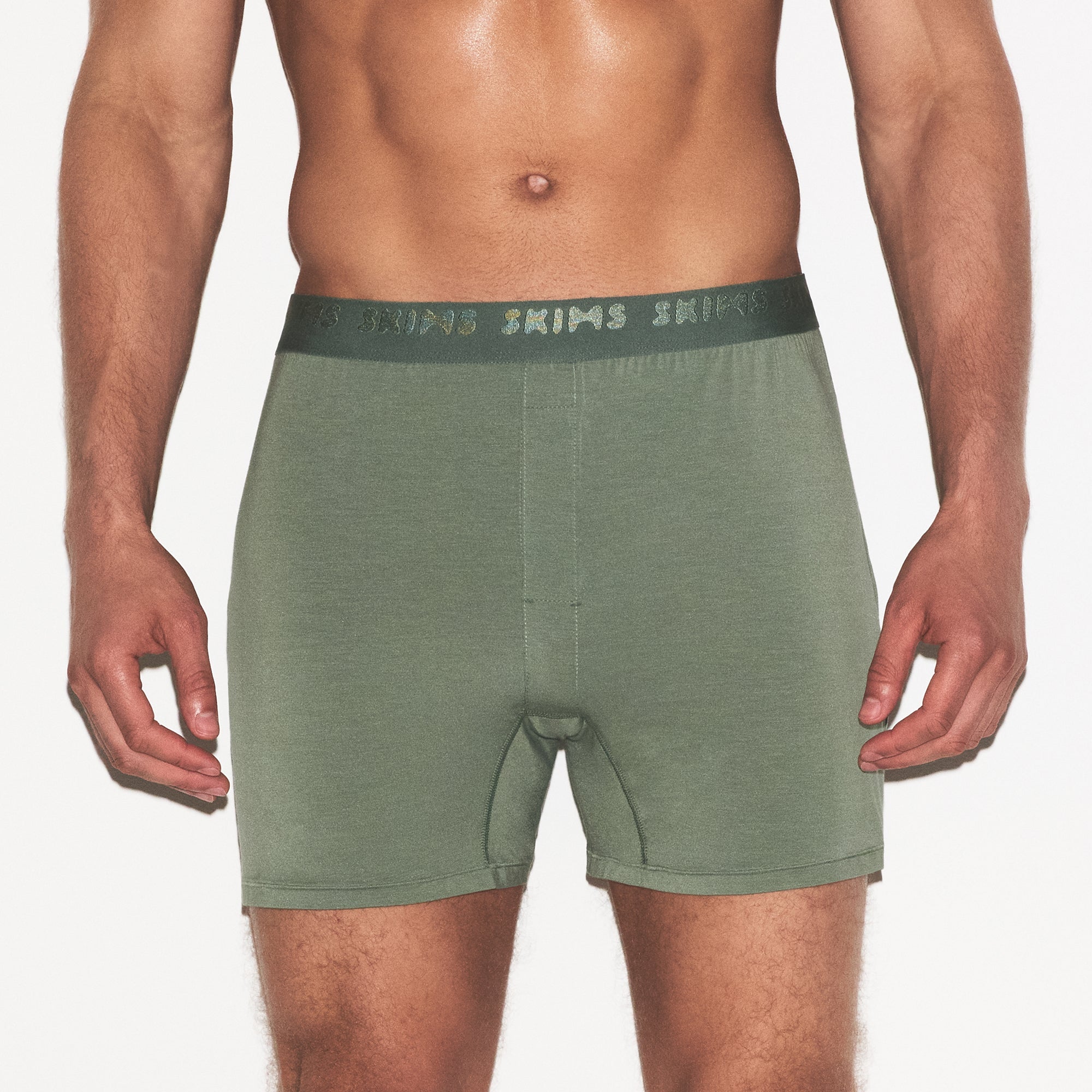 SKIMS STRETCH MENS KNIT BOXER 3-PACK | LAUREL MULTI - Sneaker Türkiye