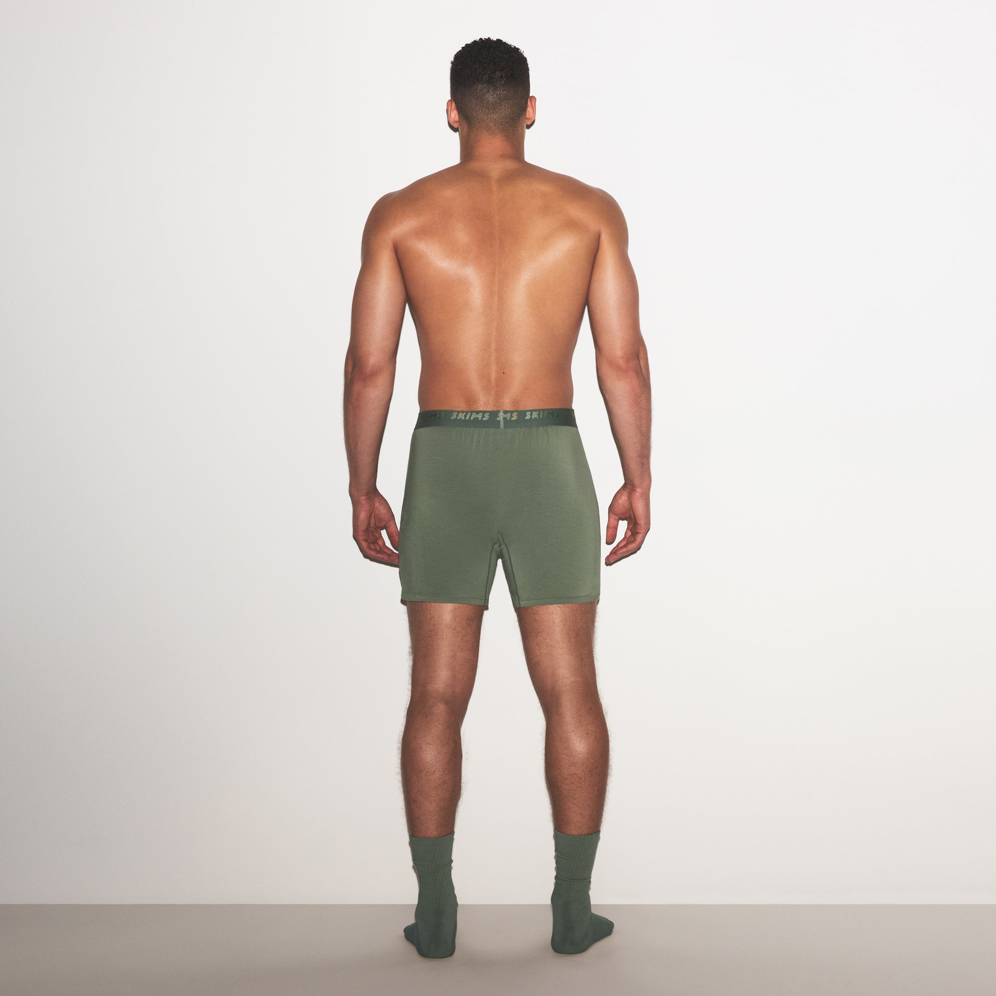 SKIMS STRETCH MENS KNIT BOXER 3-PACK | LAUREL MULTI - Sneaker Türkiye