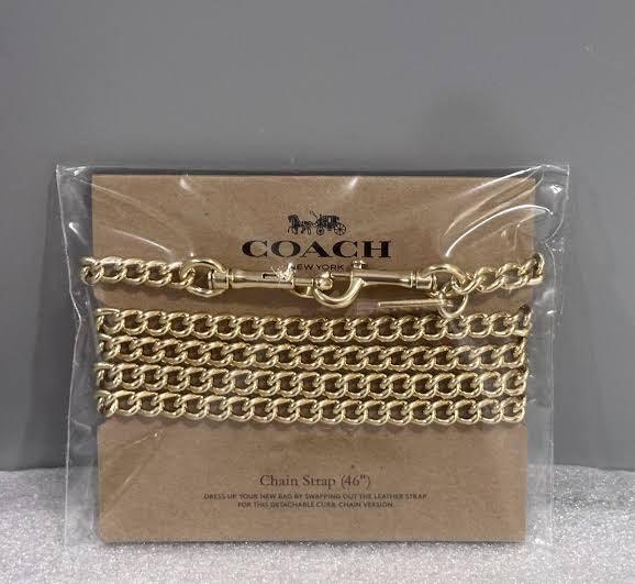 Coach Chain Strap – Gold/Gold - Sneaker Türkiye