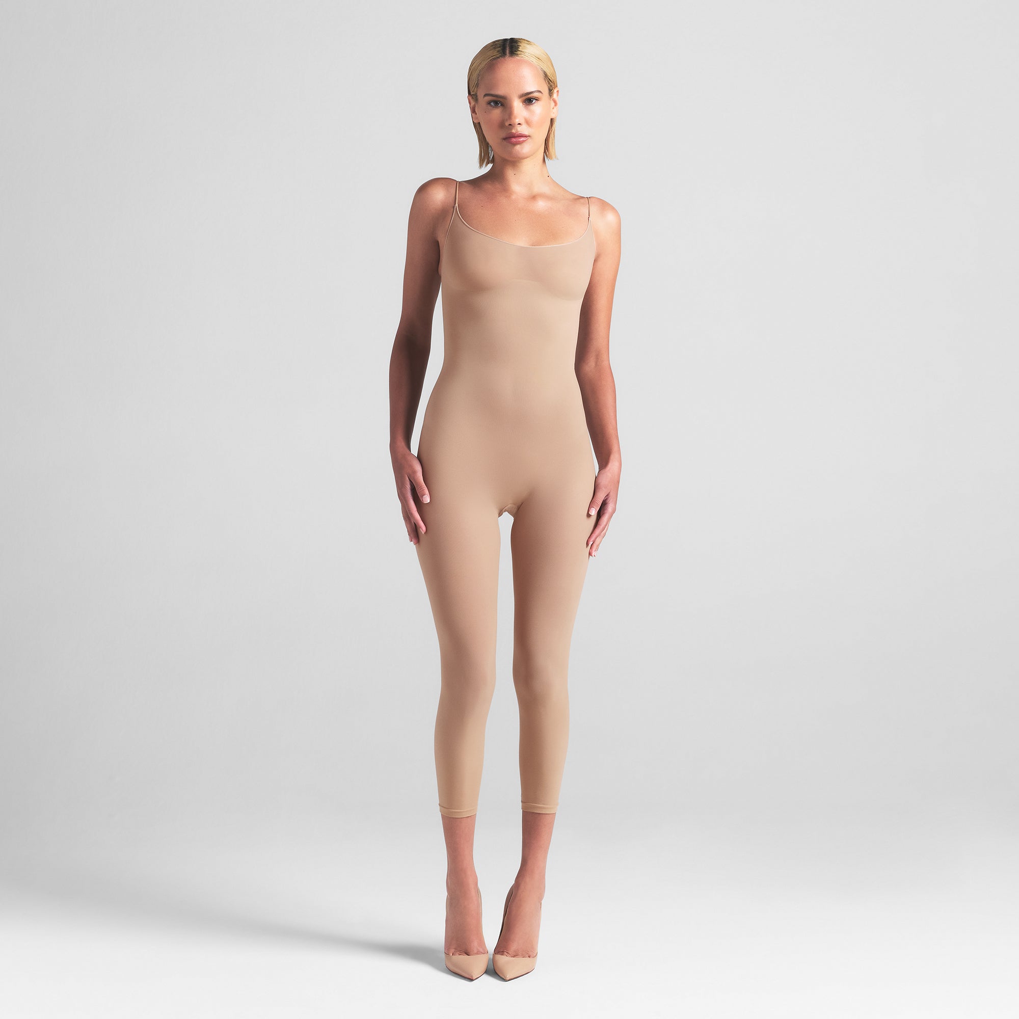 SKIMS SHEER SEAMLESS CATSUIT | CLAY - Sneaker Türkiye
