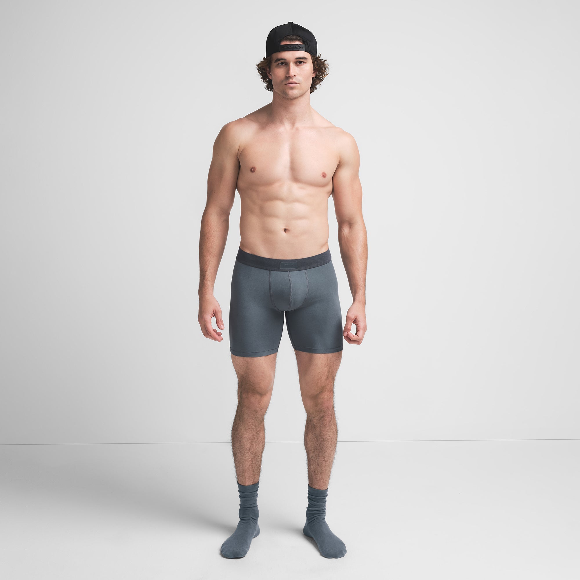 SKIMS COTTON MENS 5″ BOXER BRIEF | KYANITE - Sneaker Türkiye