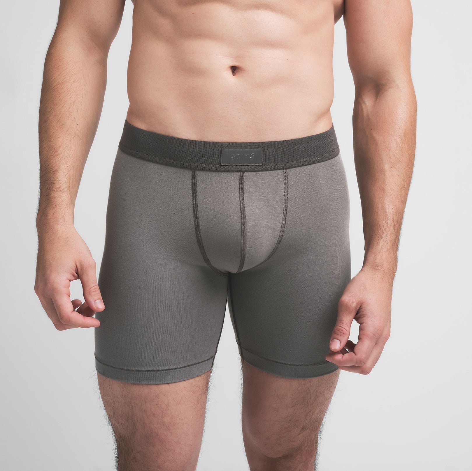SKIMS COTTON MENS 5″ BOXER BRIEF | WASHED GUNMETAL - Sneaker Türkiye