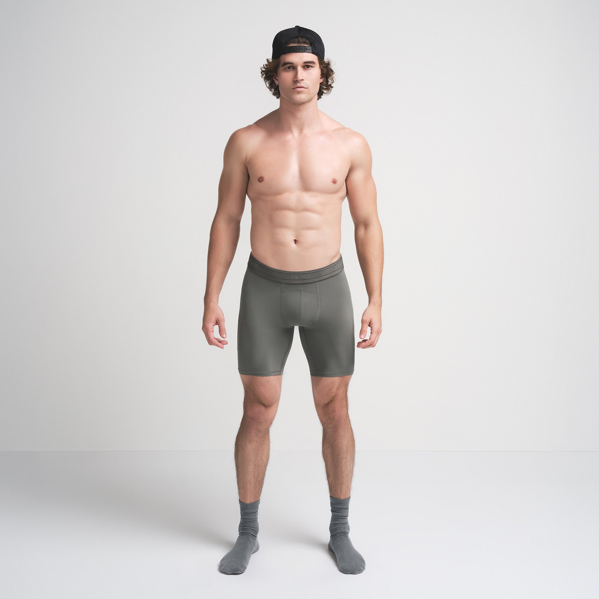 SKIMS FLEX MENS 7″ BOXER BRIEF | GUNMETAL - Sneaker Türkiye