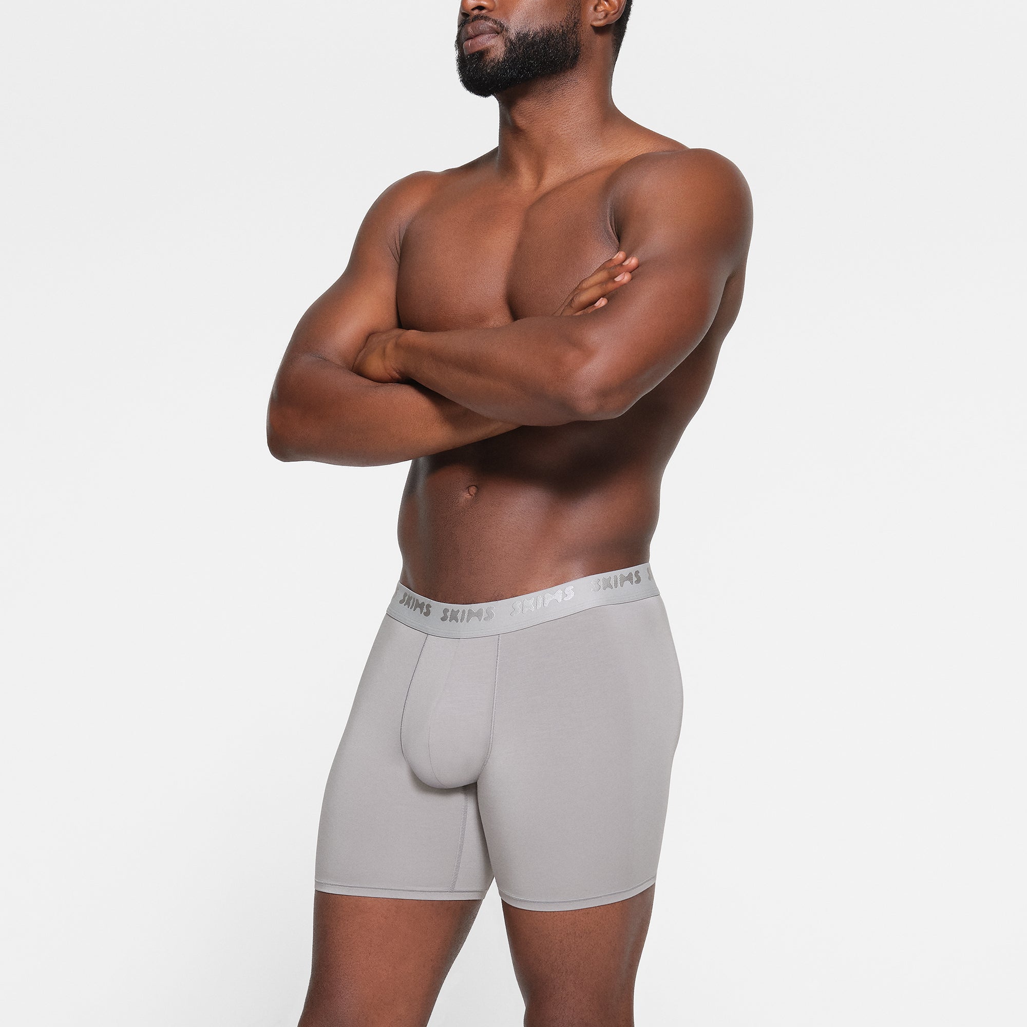 SKIMS STRETCH MENS 5″ BOXER BRIEF 3-PACK | GUNMETAL MULTI - Sneaker Türkiye