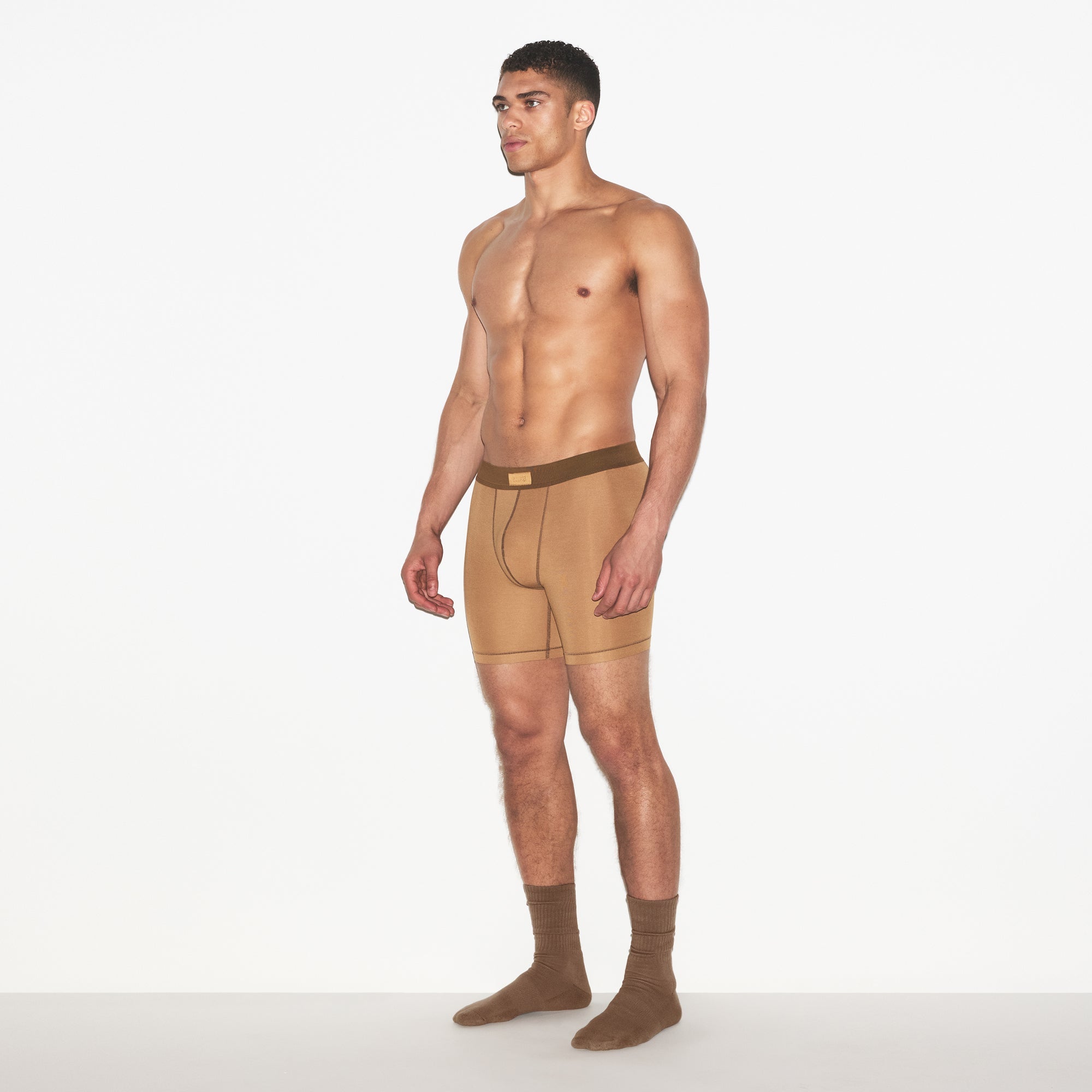 SKIMS COTTON MENS 5″ BOXER BRIEF 3-PACK | RUSSET MULTI - Sneaker Türkiye