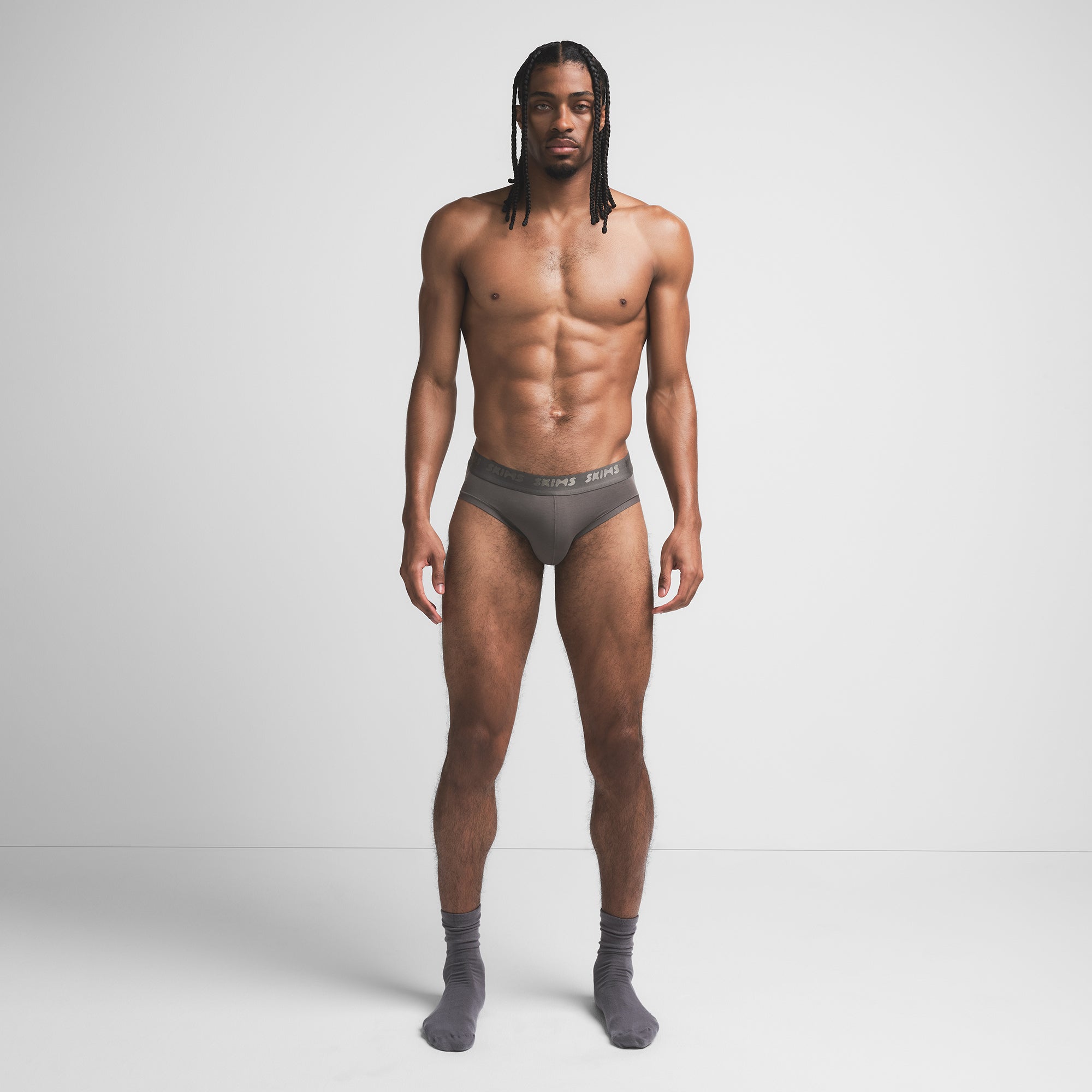 SKIMS STRETCH MENS BRIEF | GUNMETAL - Sneaker Türkiye