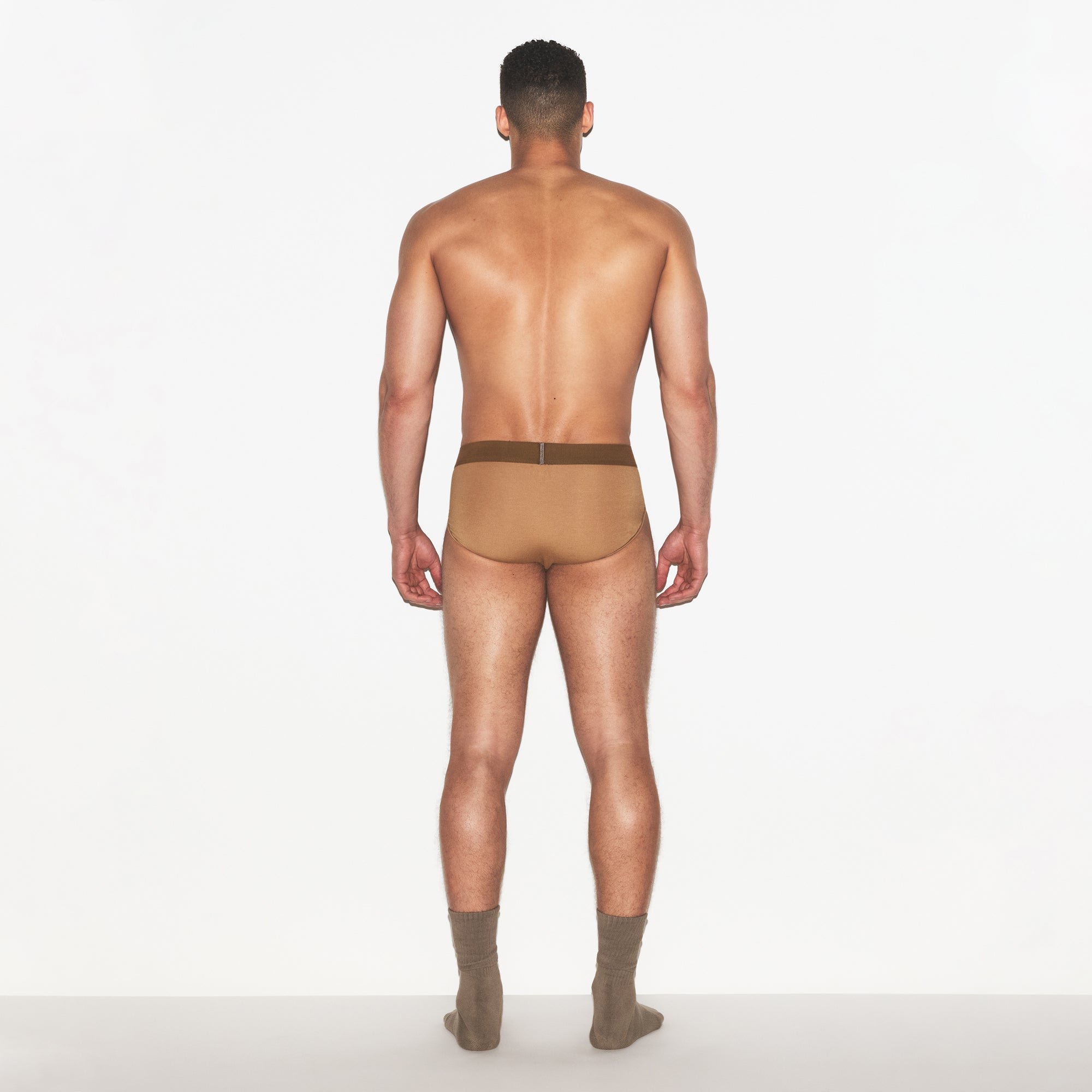 SKIMS COTTON MENS BRIEF | RUSSET - Sneaker Türkiye