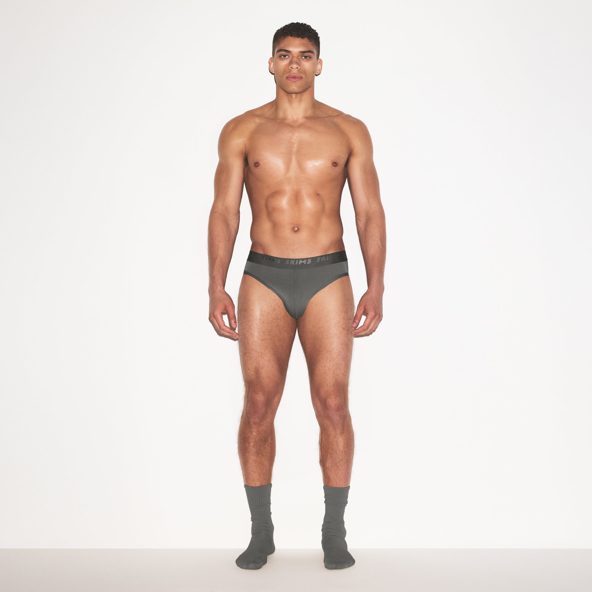 SKIMS STRETCH MENS BRIEF 3-PACK | GUNMETAL MULTI - Sneaker Türkiye