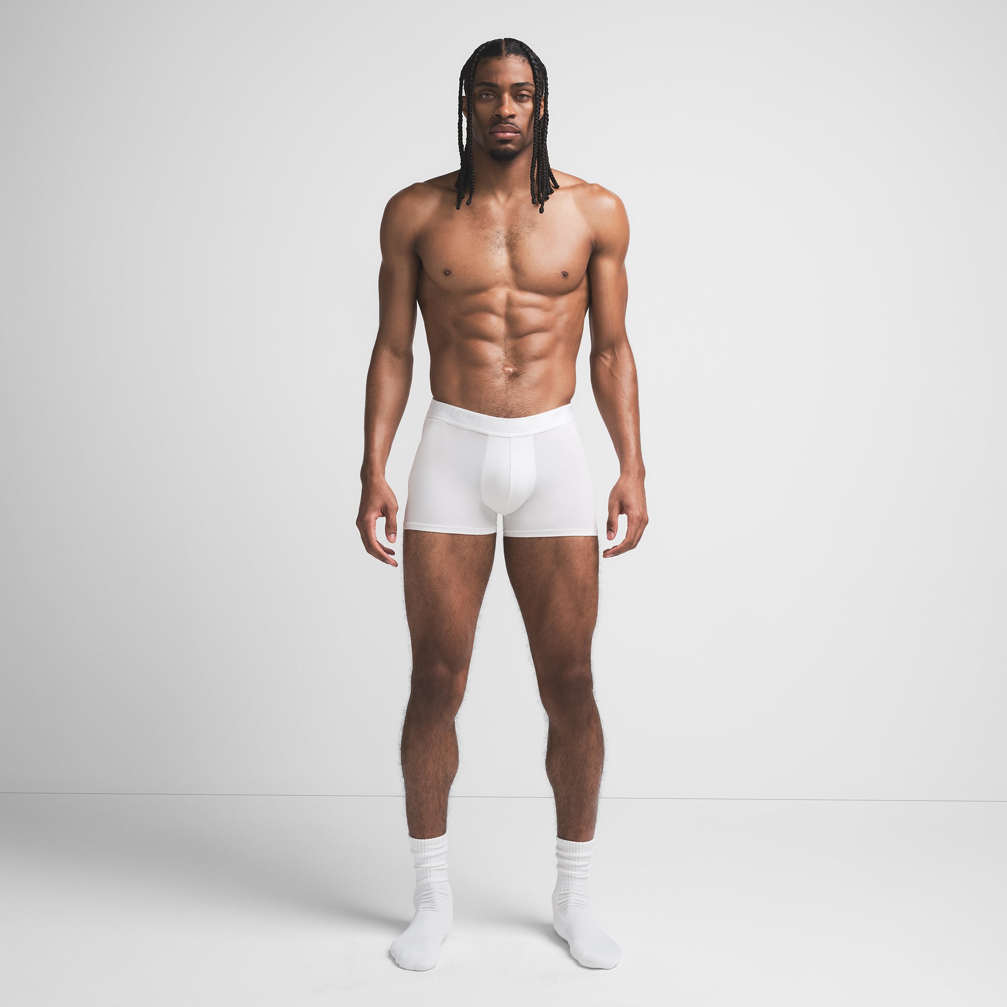 SKIMS STRETCH MENS 3″ BOXER BRIEF | CHALK - Sneaker Türkiye