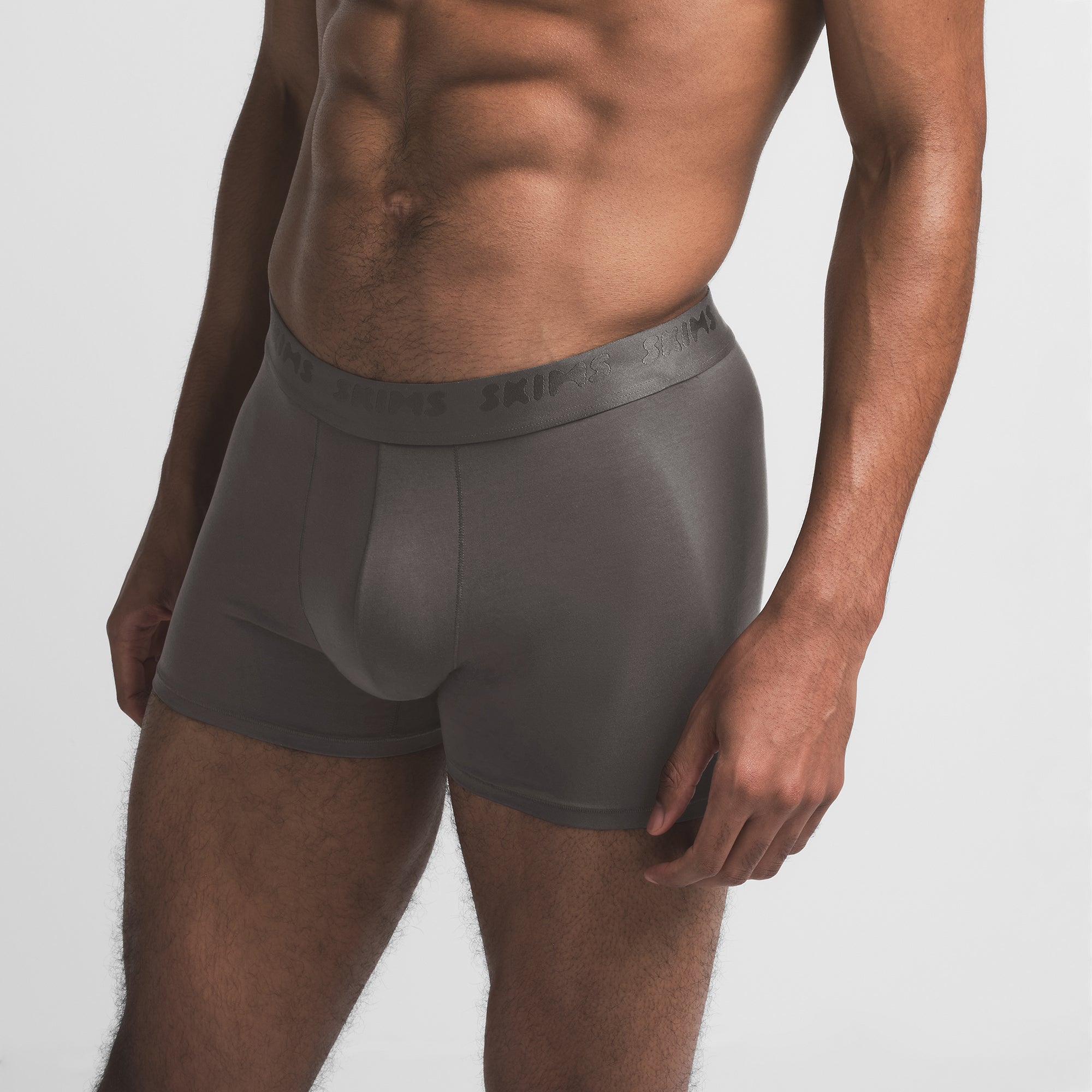 SKIMS STRETCH MENS 3″ BOXER BRIEF | GUNMETAL - Sneaker Türkiye