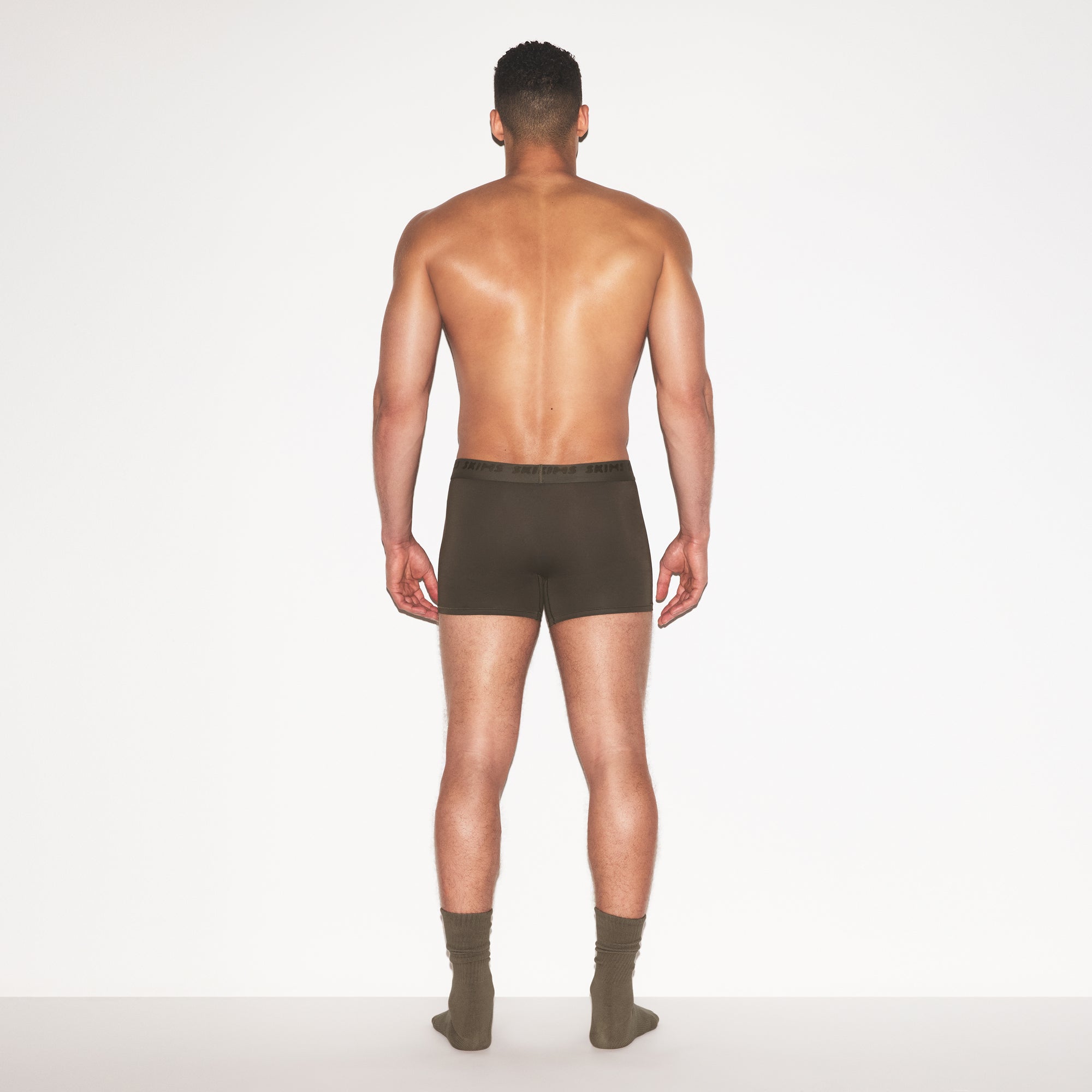 SKIMS STRETCH MENS 3″ BOXER BRIEF | LODEN - Sneaker Türkiye