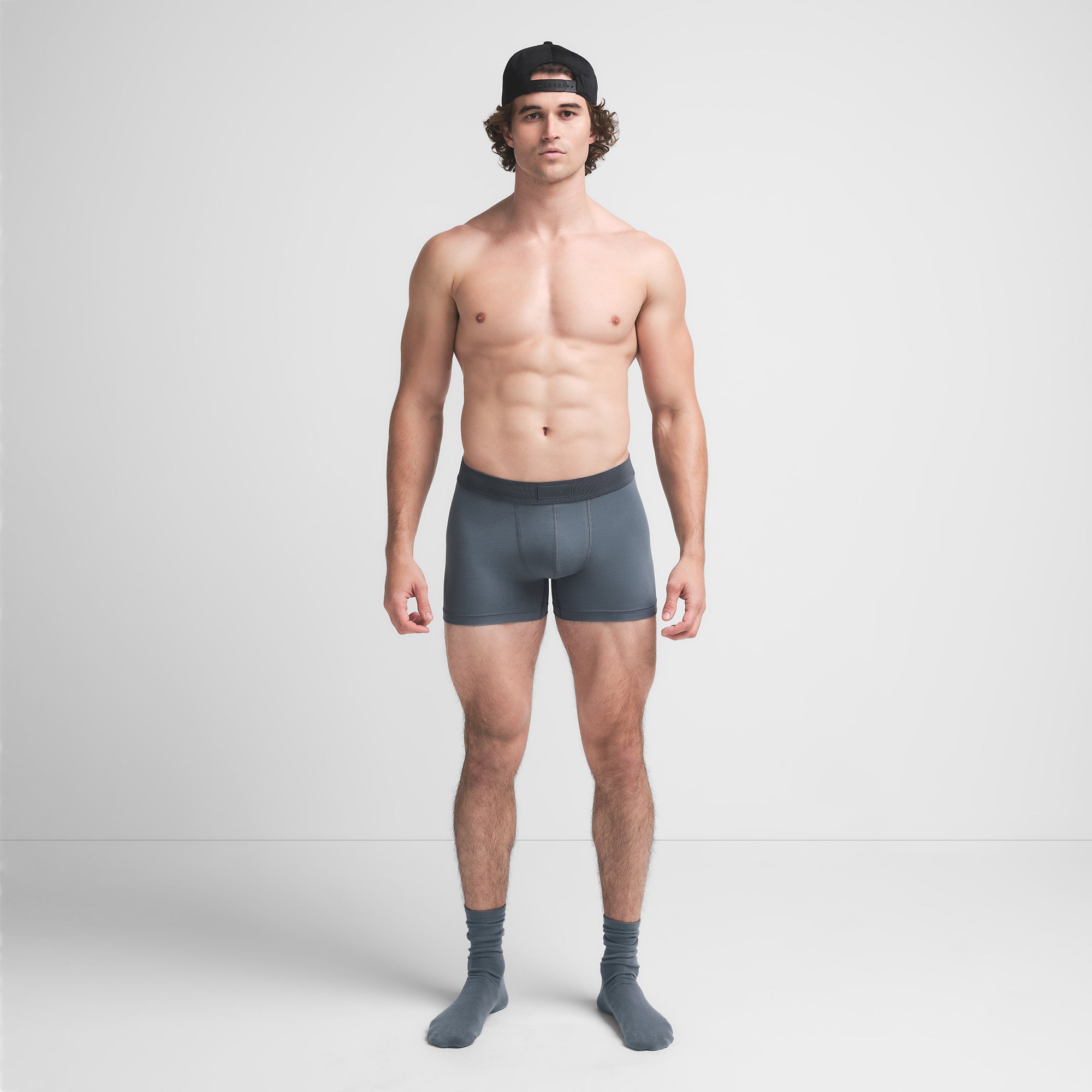 SKIMS COTTON MENS 3″ BOXER BRIEF | KYANITE - Sneaker Türkiye