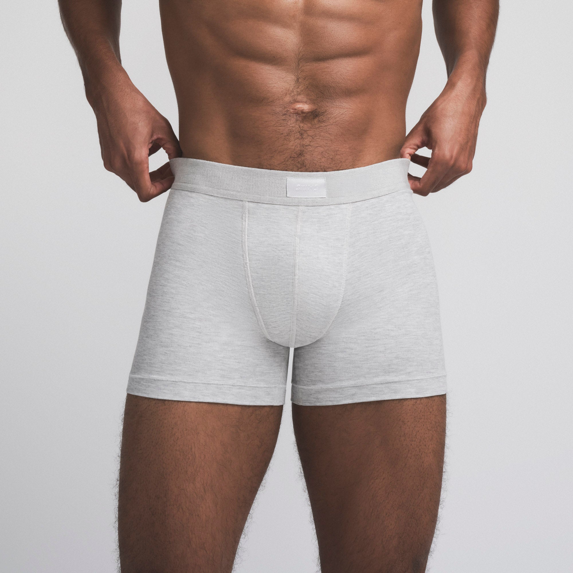 SKIMS COTTON MENS 3″ BOXER BRIEF | LIGHT HEATHER GREY - Sneaker Türkiye