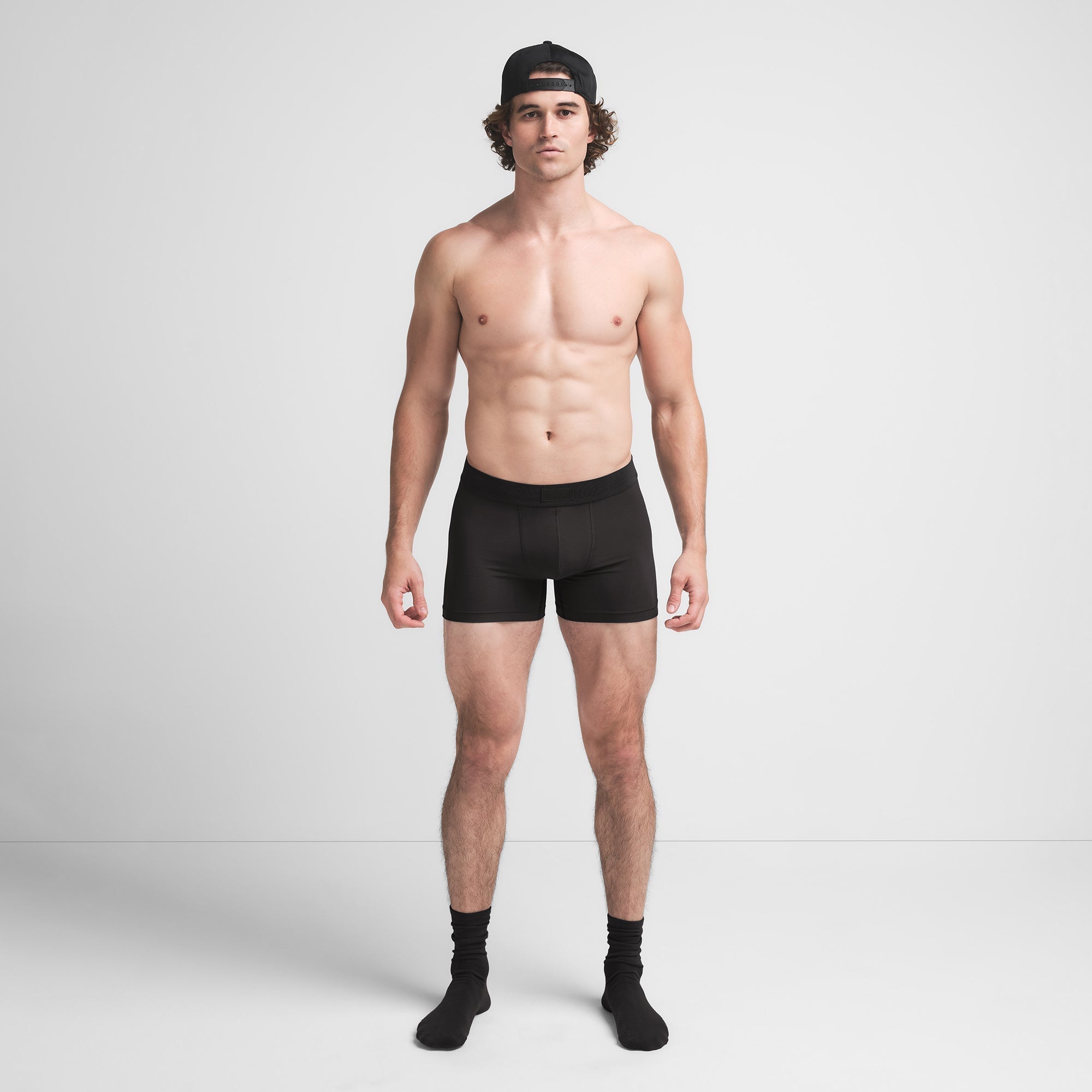 SKIMS COTTON MENS 3″ BOXER BRIEF | ONYX - Sneaker Türkiye