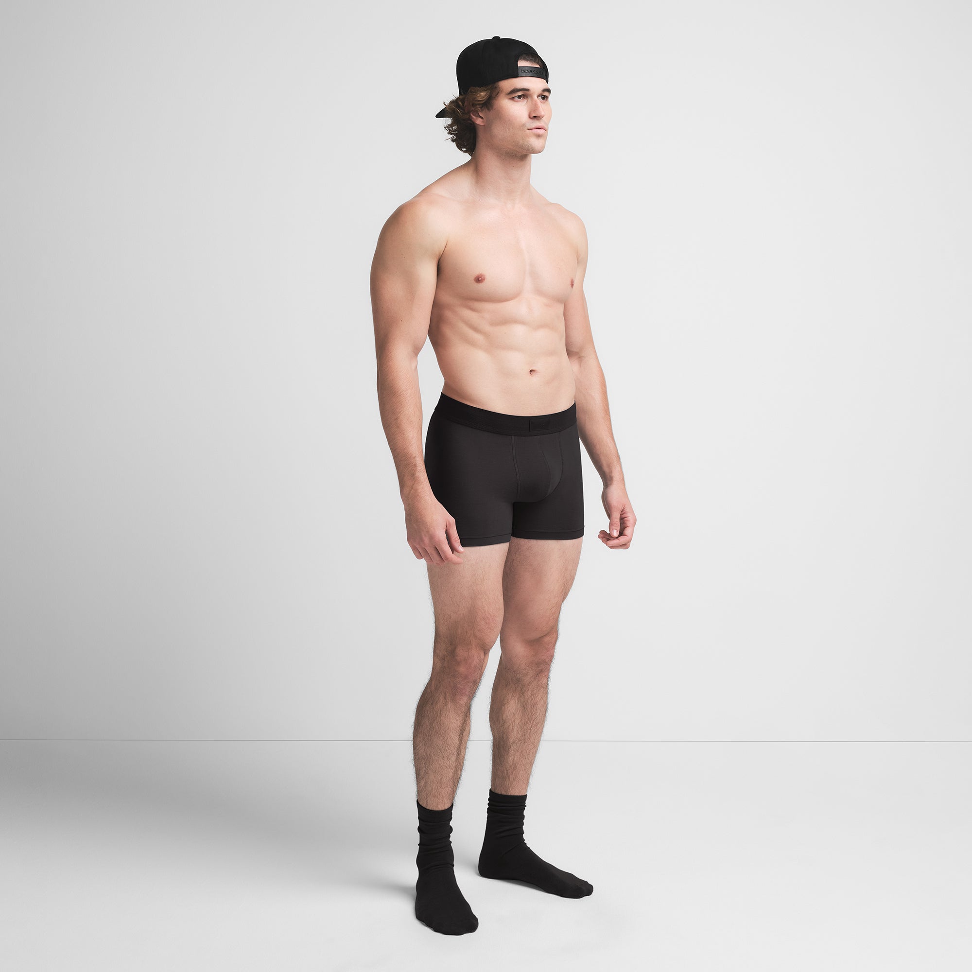SKIMS COTTON MENS 3″ BOXER BRIEF | ONYX - Sneaker Türkiye
