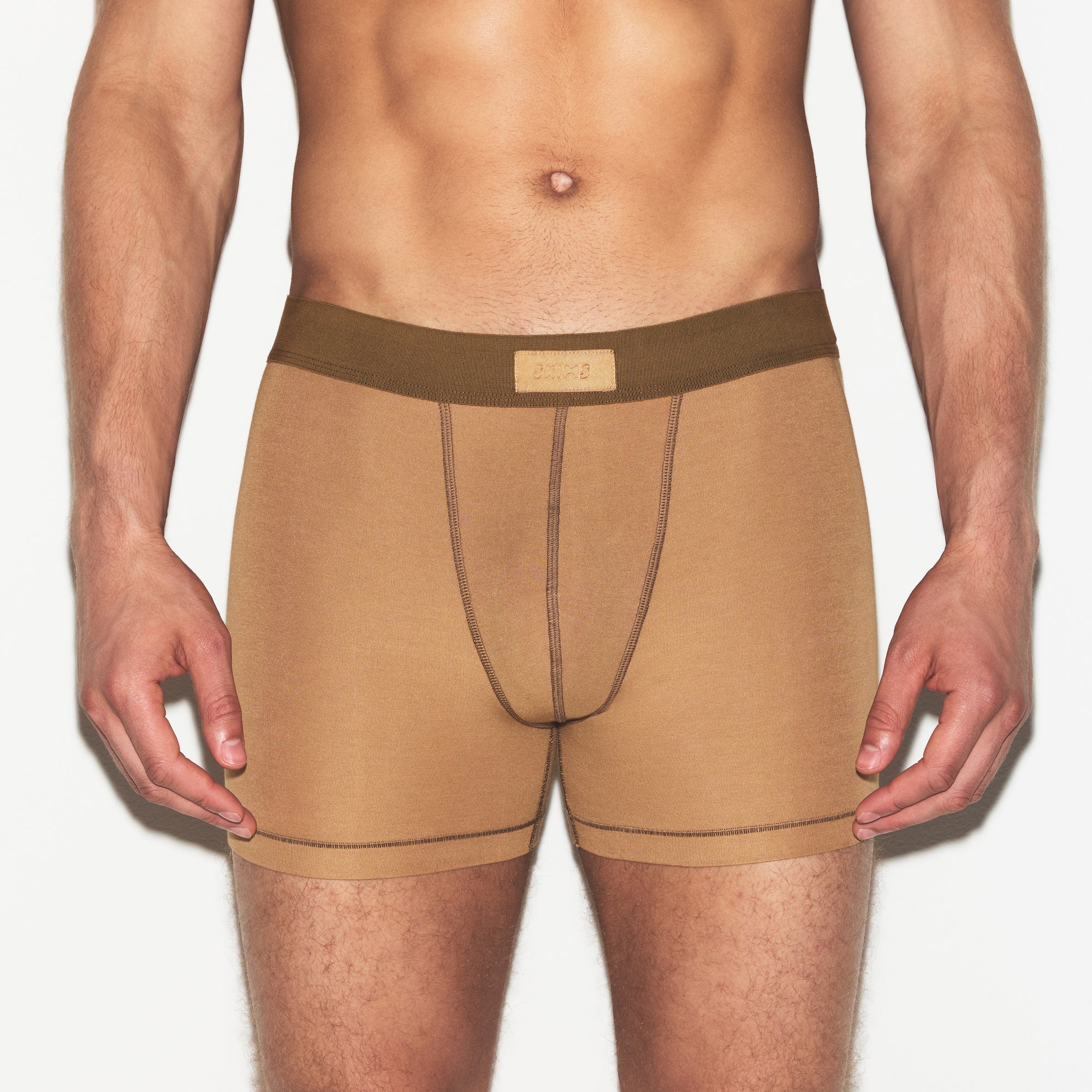 SKIMS COTTON MENS 3″ BOXER BRIEF | RUSSET - Sneaker Türkiye