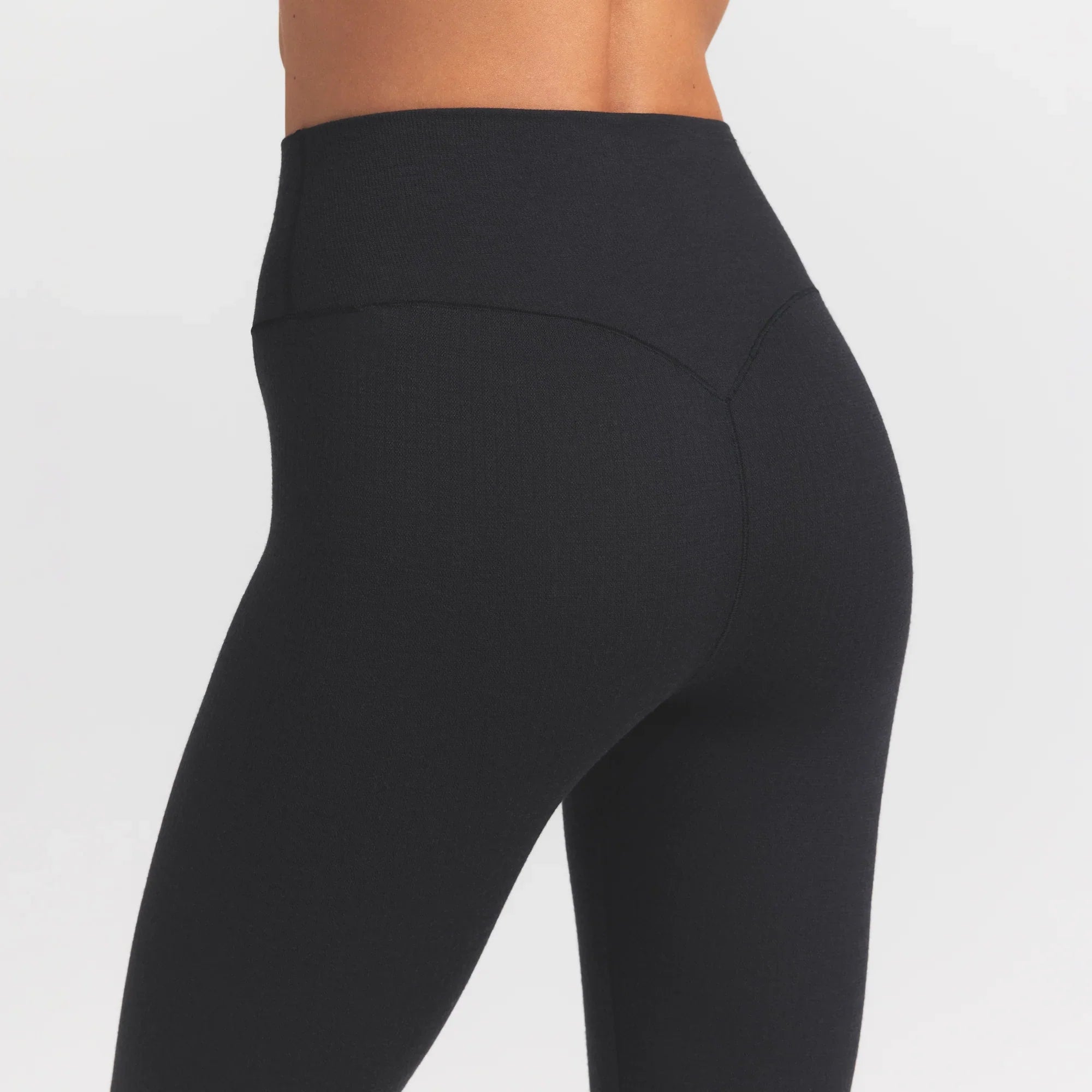 SKIMS WOOL RIB HIGH-WAISTED LEGGING | OBSIDIAN - Sneaker Türkiye