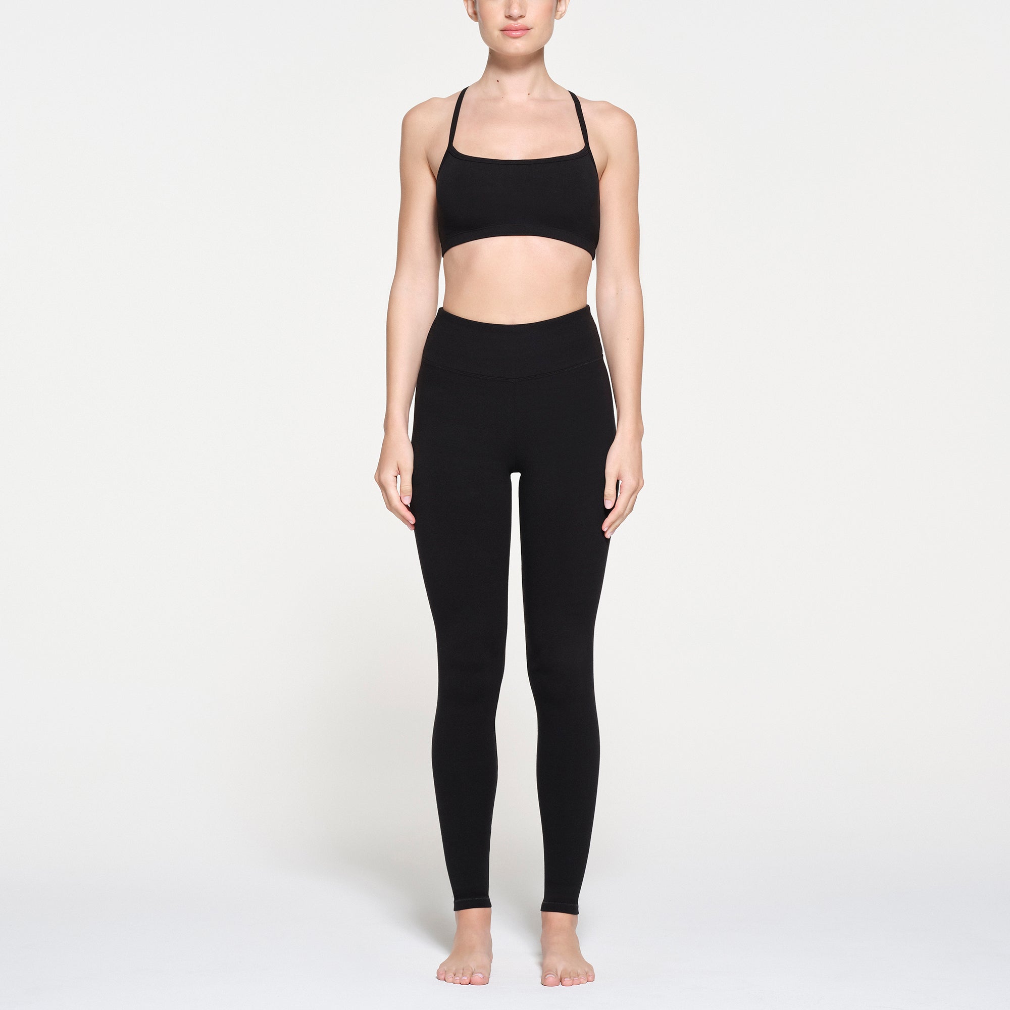 SKIMS OUTDOOR HIGH-WAISTED BANDED LEGGING | ONYX - Sneaker Türkiye