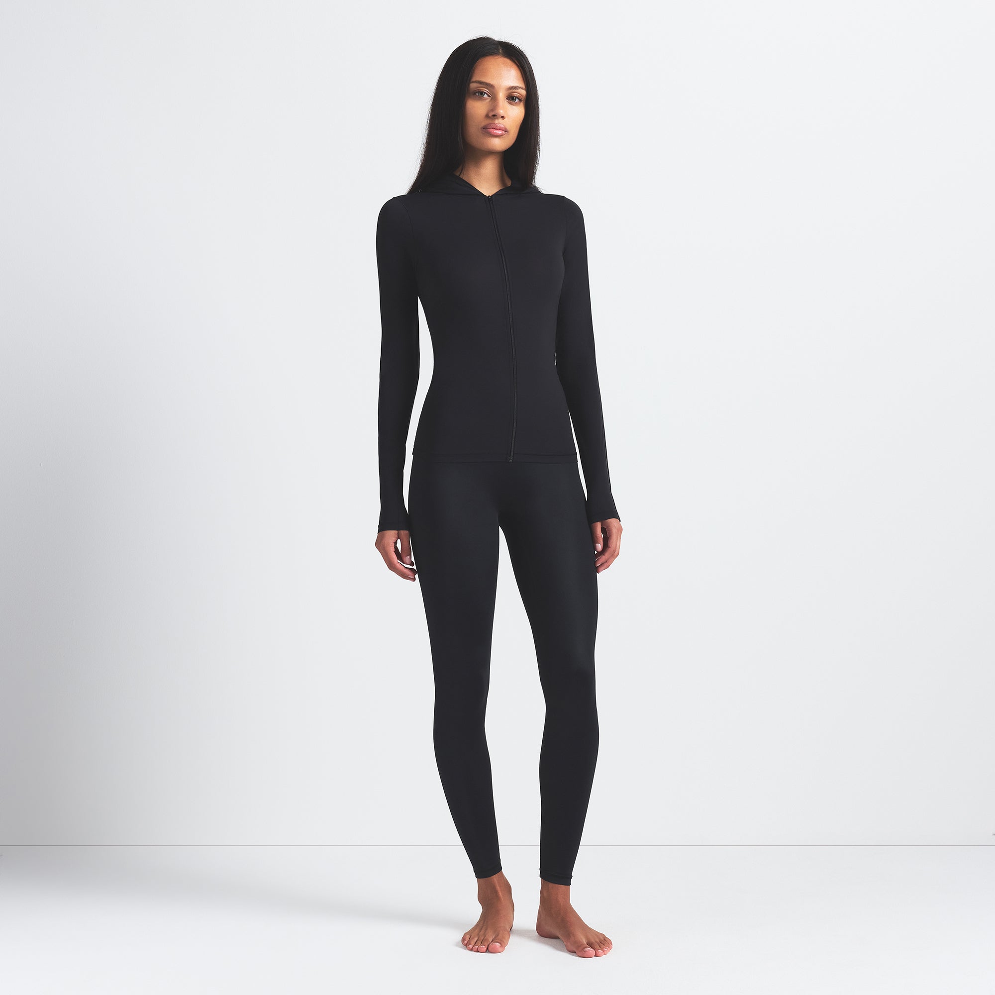 NikeSKIMS SHINE BONDED WAIST 26″ LEGGING | OBSIDIAN - Sneaker Türkiye