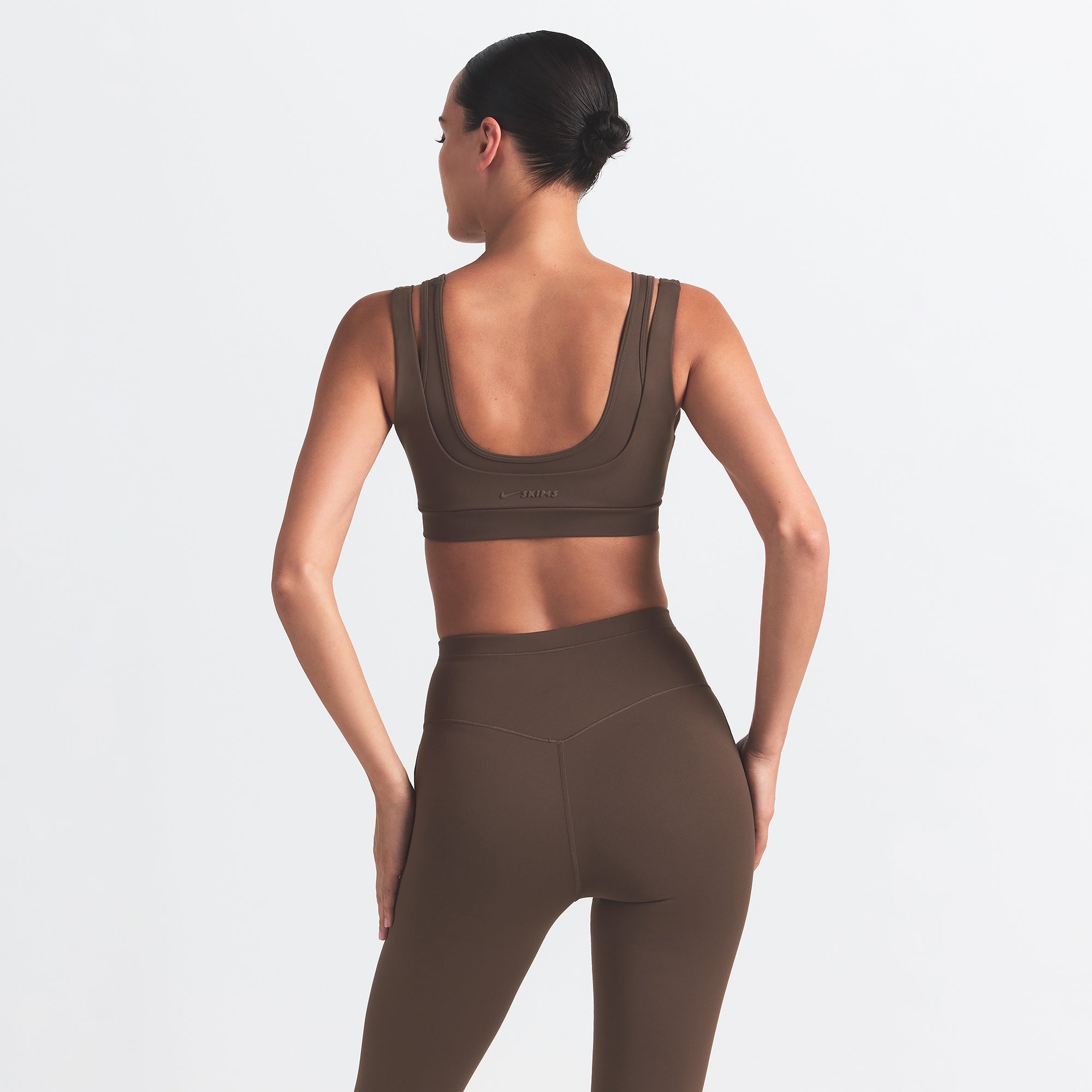 NikeSKIMS MATTE FOOTSIE GRIP LEGGING | DARK SEPIA - Sneaker Türkiye