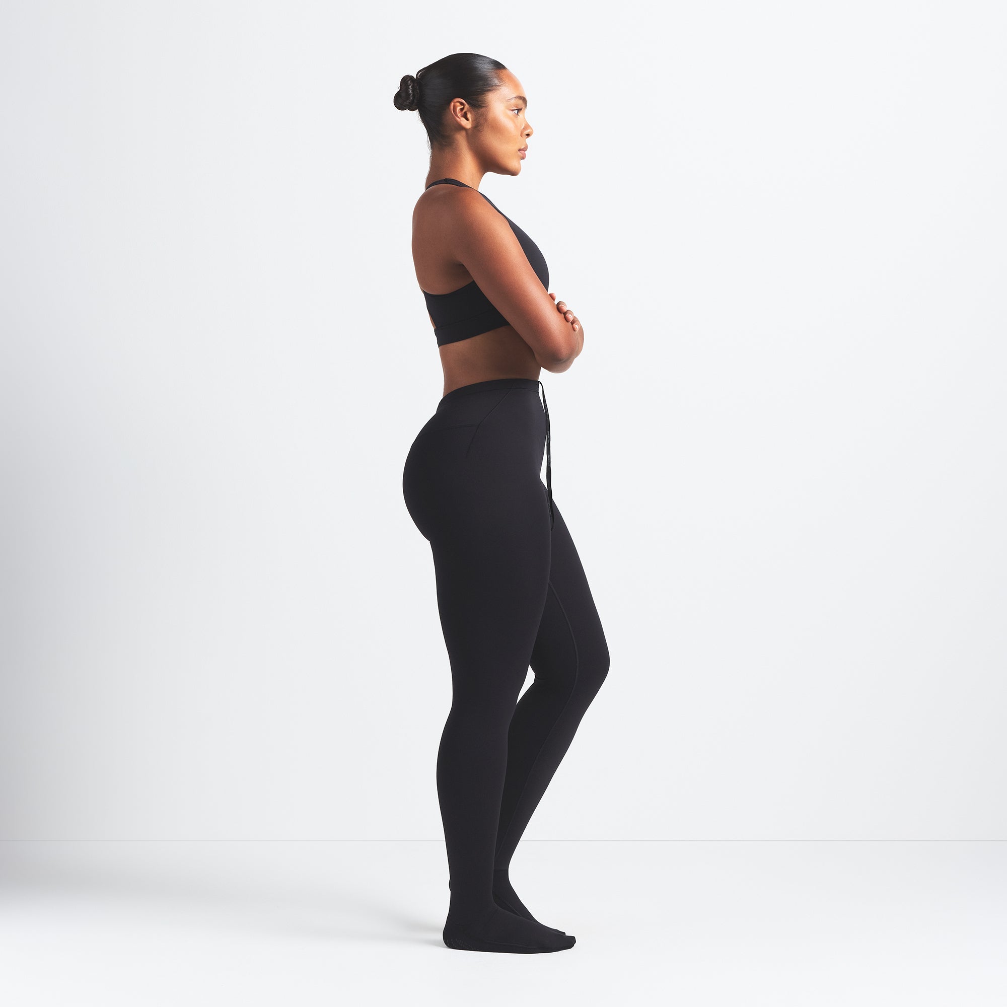 NikeSKIMS MATTE FOOTSIE GRIP LEGGING | OBSIDIAN - Sneaker Türkiye