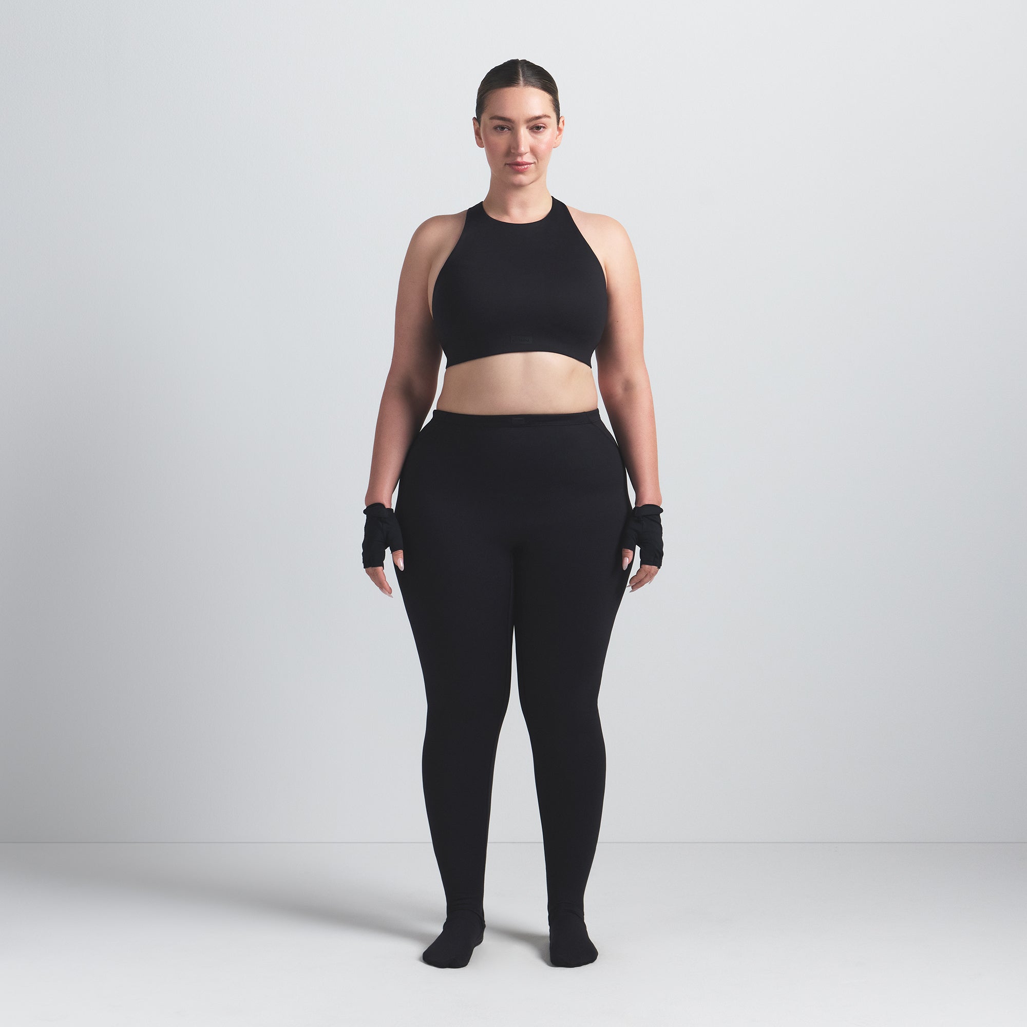 NikeSKIMS MATTE FOOTSIE GRIP LEGGING | OBSIDIAN - Sneaker Türkiye