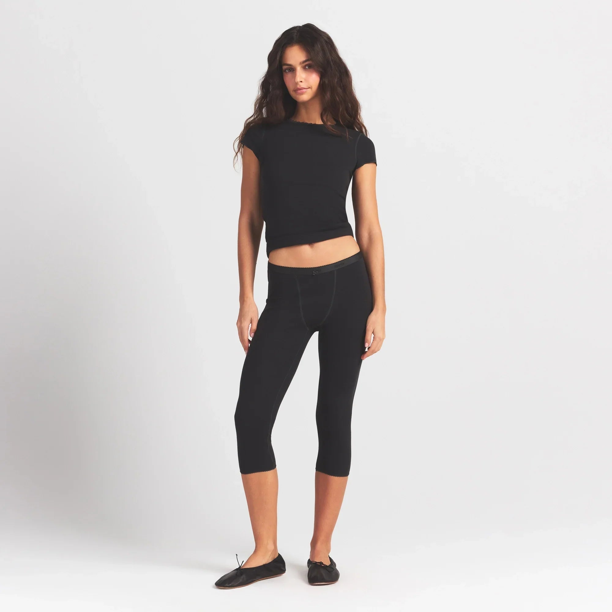 SKIMS LOGO POINTELLE CAPRI | SOOT - Sneaker Türkiye