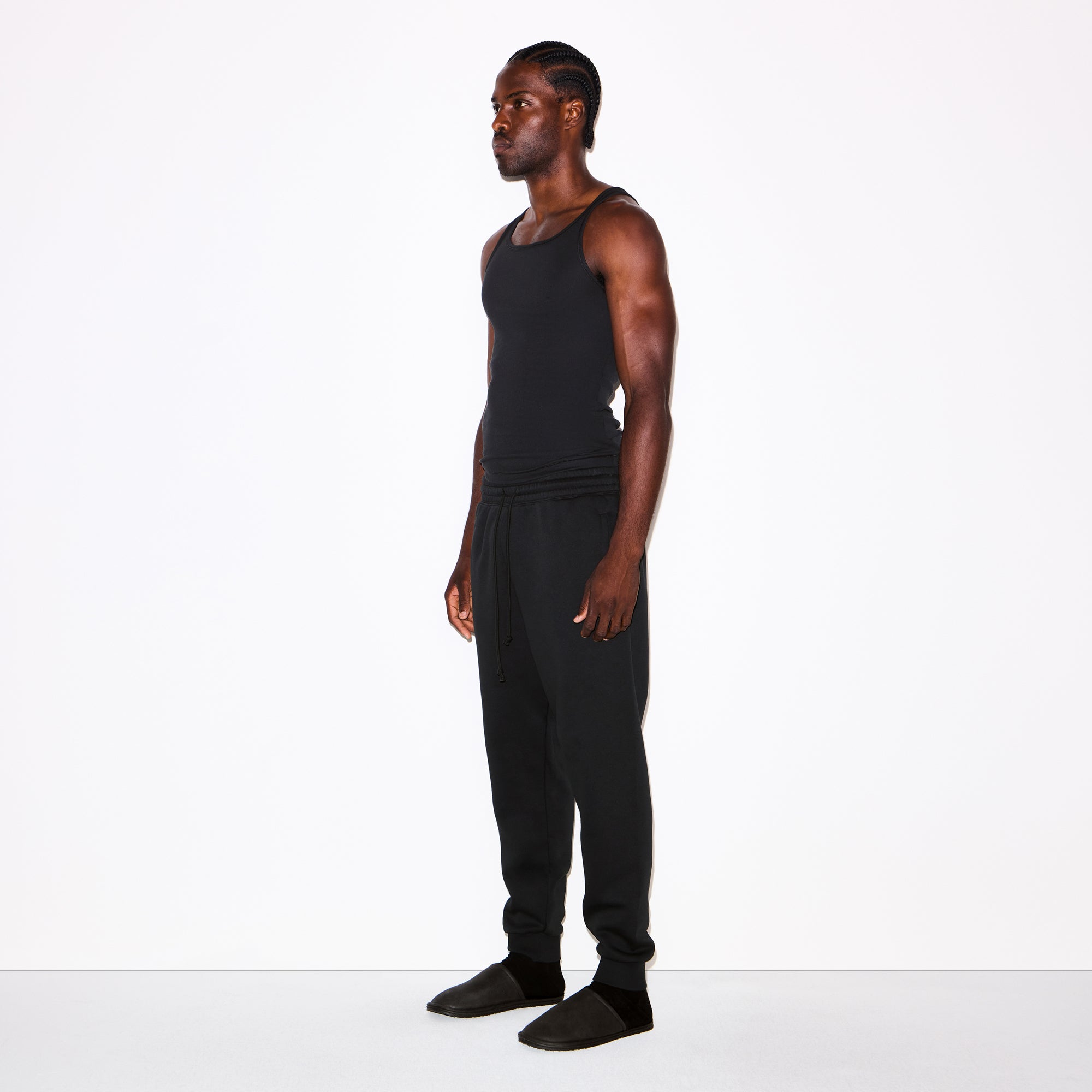 SKIMS FLEECE LOUNGE MENS TAPERED JOGGER | WASHED ONYX - Sneaker Türkiye