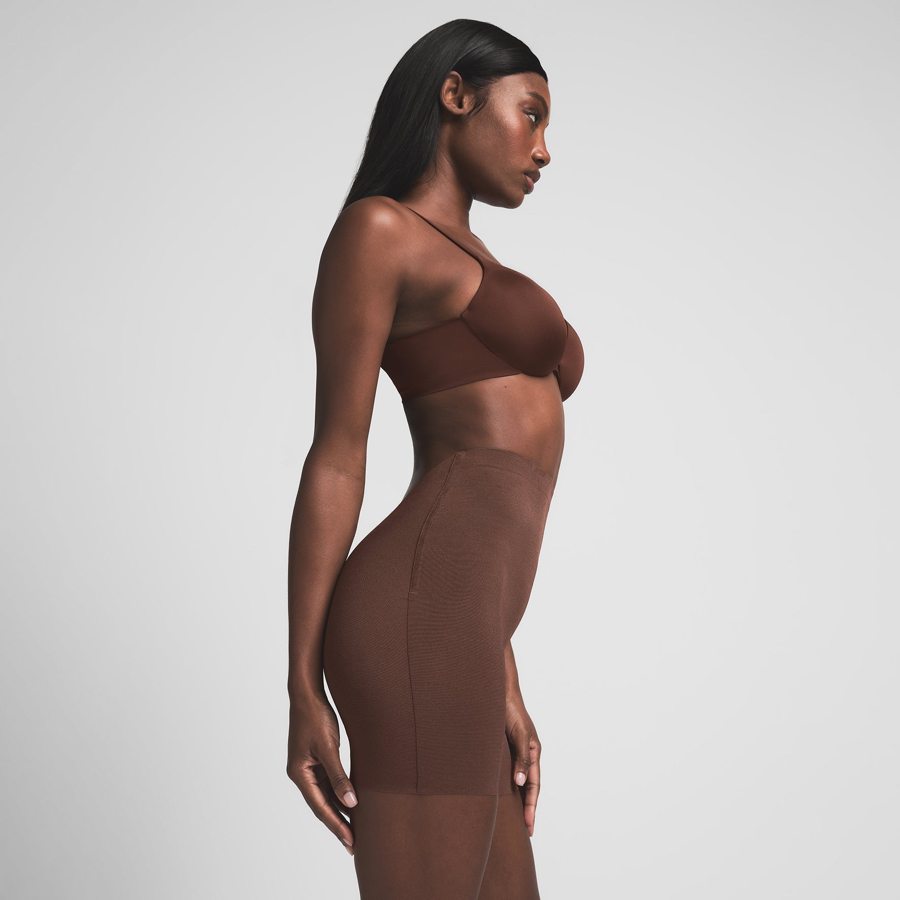SKIMS SHEER SCULPT LOW BACK SHORT | COCOA - Sneaker Türkiye