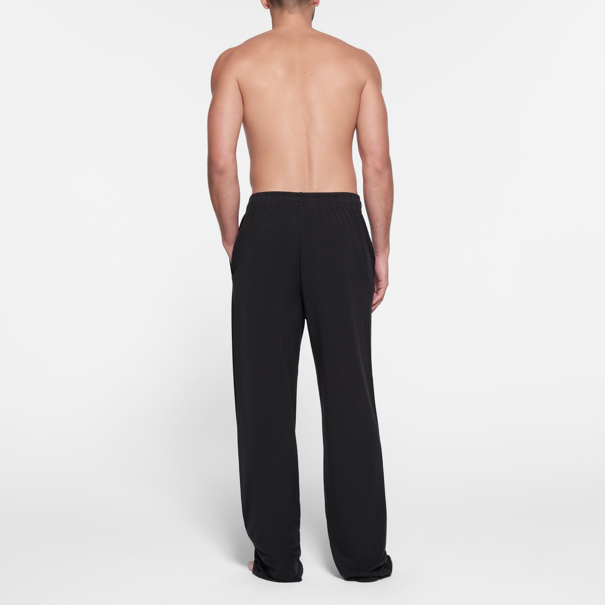 SKIMS JERSEY LOUNGE MENS RELAXED STRAIGHT LEG PANT | OBSIDIAN - Sneaker Türkiye