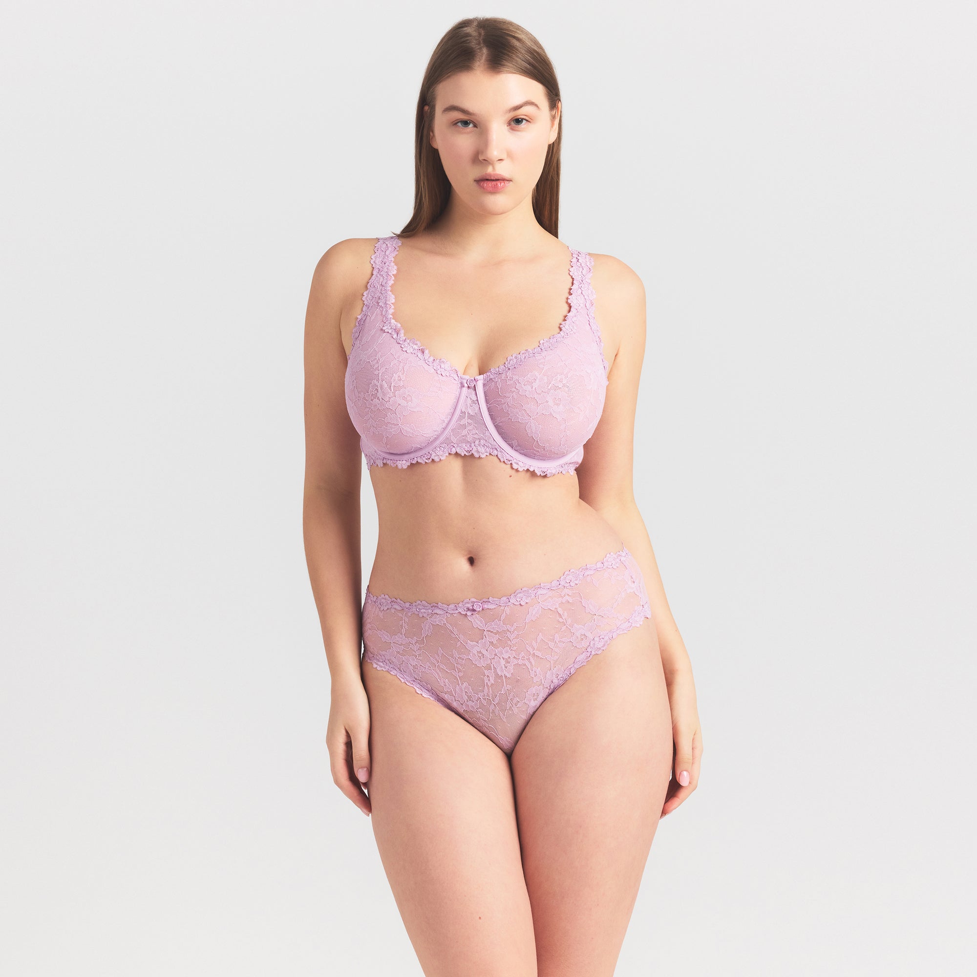 SKIMS STRETCH LACE BRIEF | BABY PINK - Sneaker Türkiye