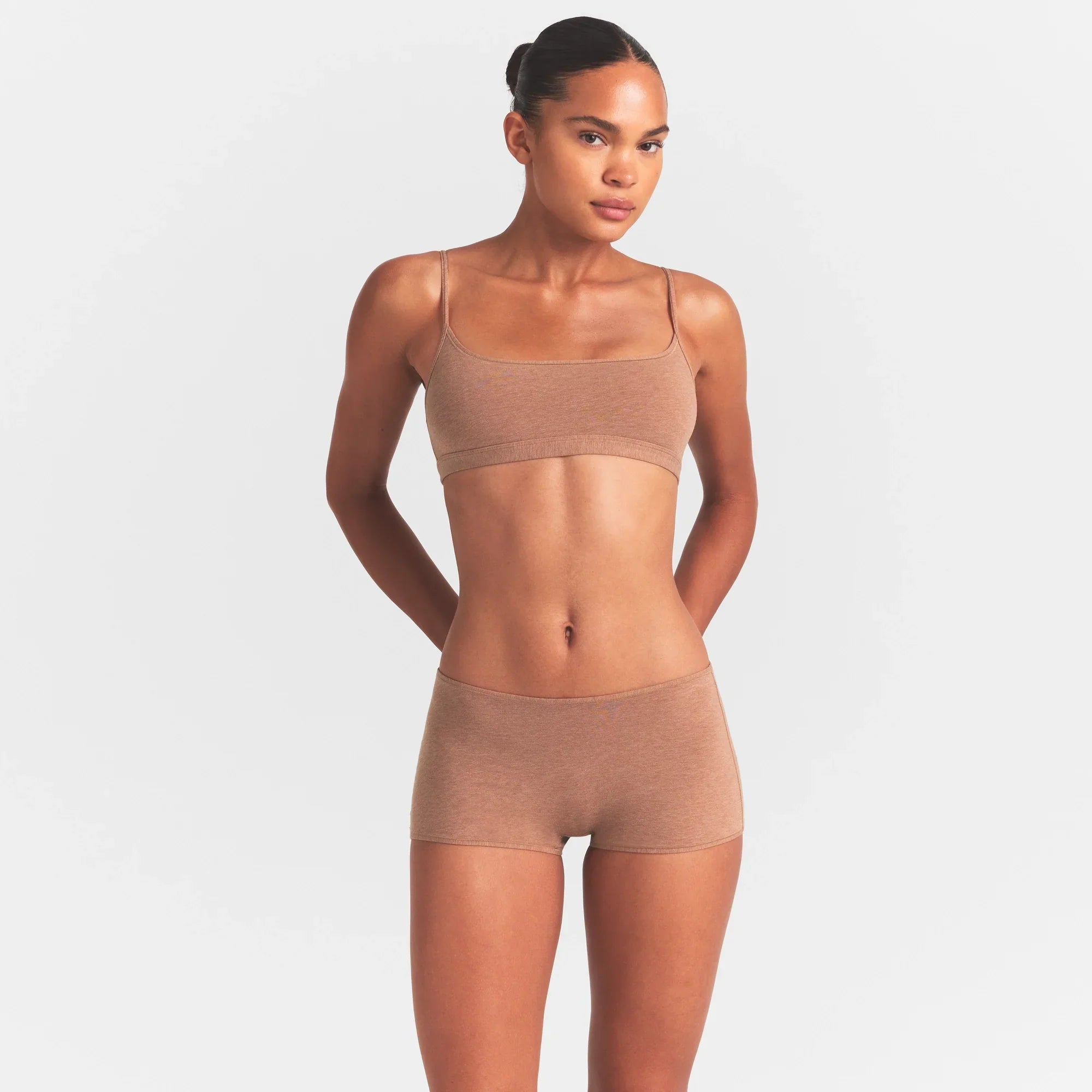 SKIMS EVERYDAY COTTON SCOOP BRALETTE | SIENNA HEATHER - Sneaker Türkiye