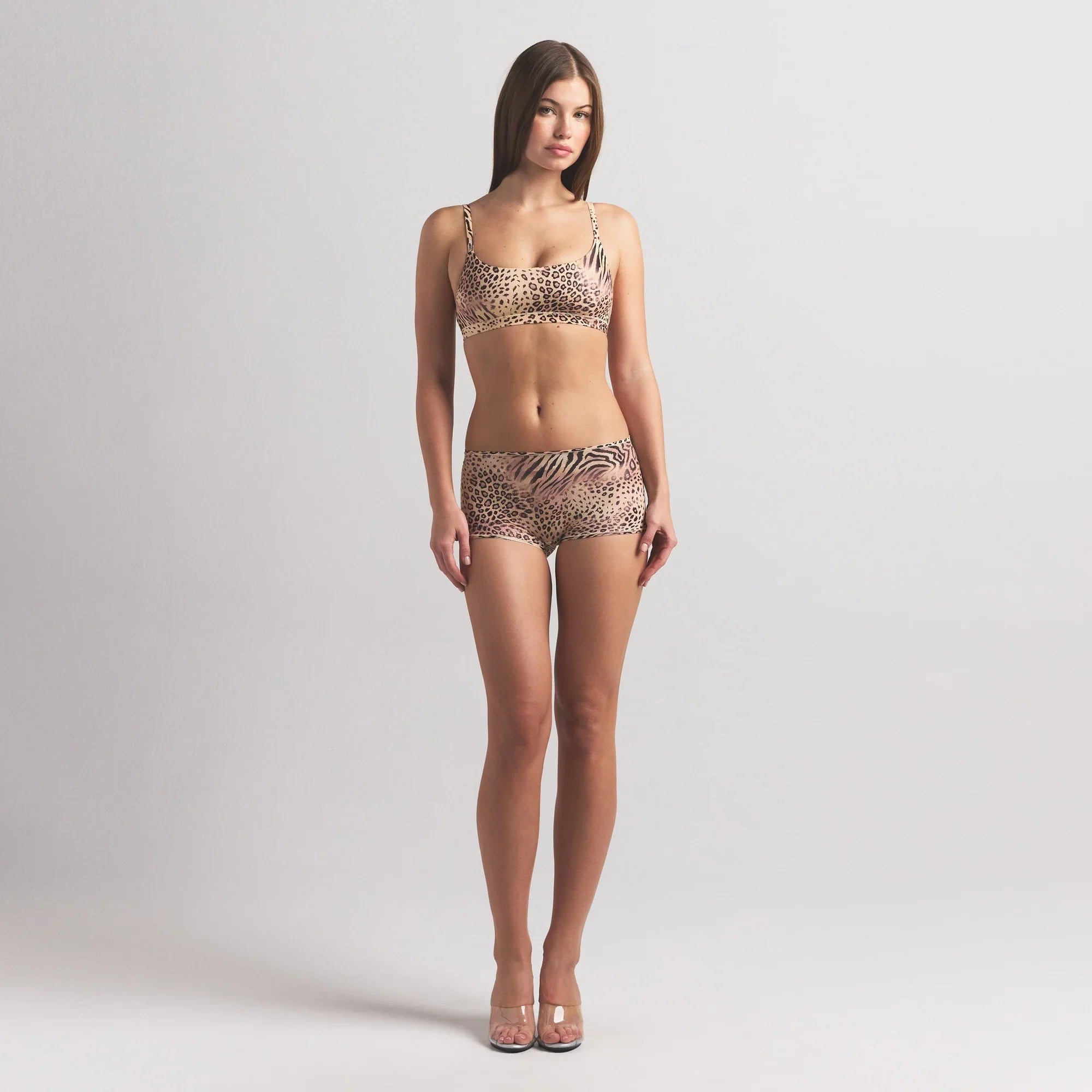 SKIMS FITS EVERYBODY SCOOP BRALETTE | SAND MULTI ANIMAL - Sneaker Türkiye