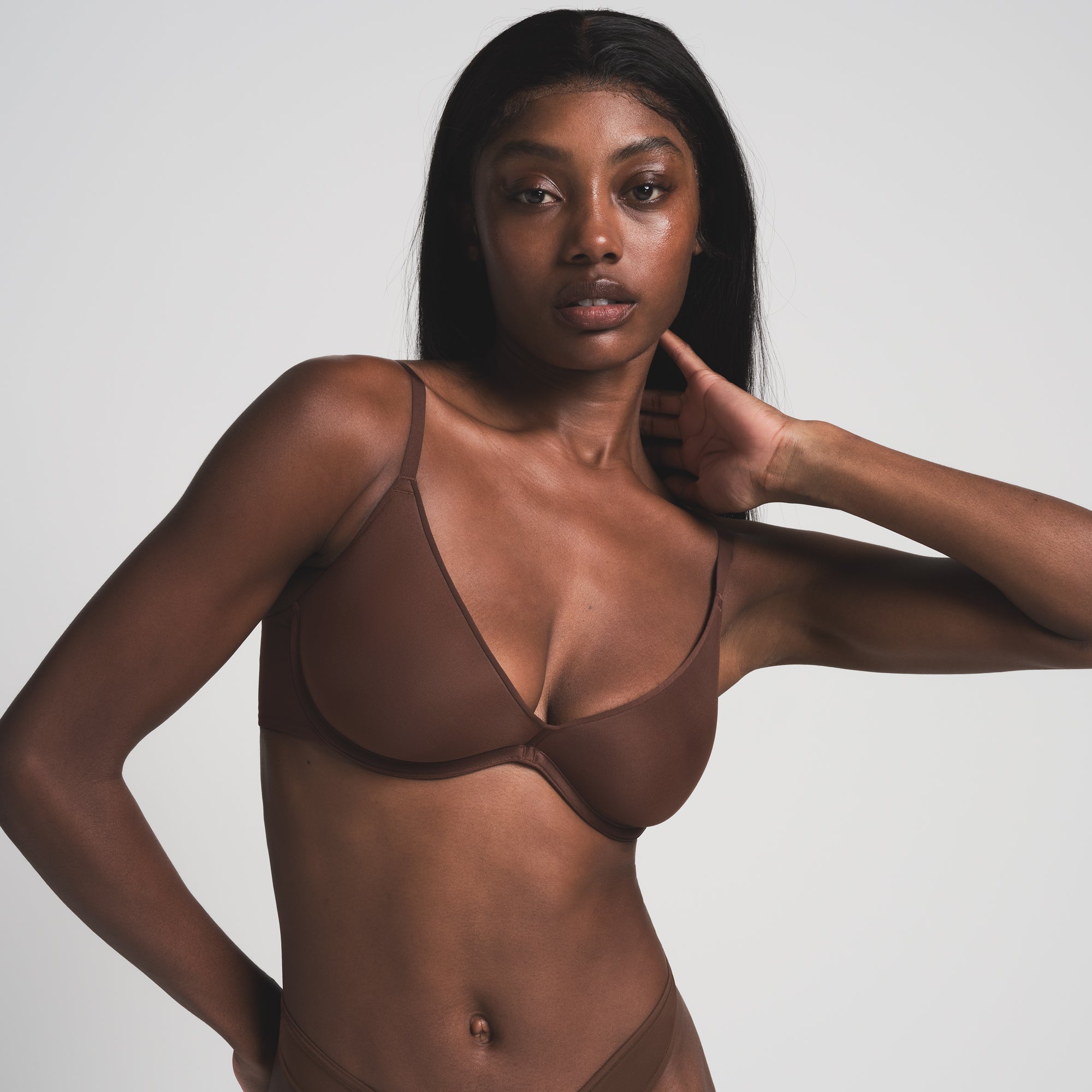 SKIMS WEIGHTLESS SCOOP BRA | COCOA - Sneaker Türkiye