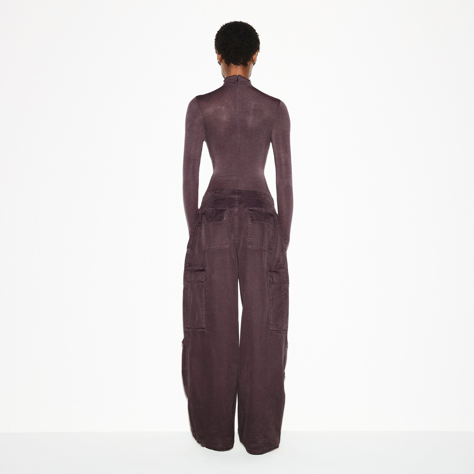 SKIMS SHEER MODAL LONG SLEEVE TURTLENECK BODYSUIT | PHOENIX - Sneaker Türkiye