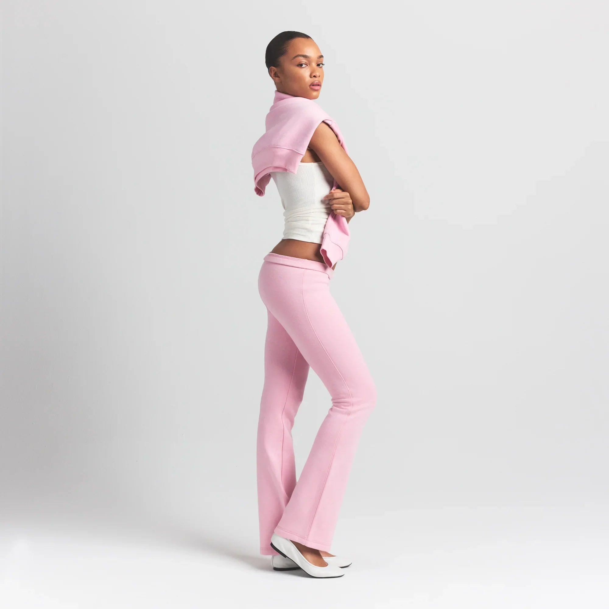 SKIMS COTTON FLEECE SLIM PANT | HALITE - Sneaker Türkiye