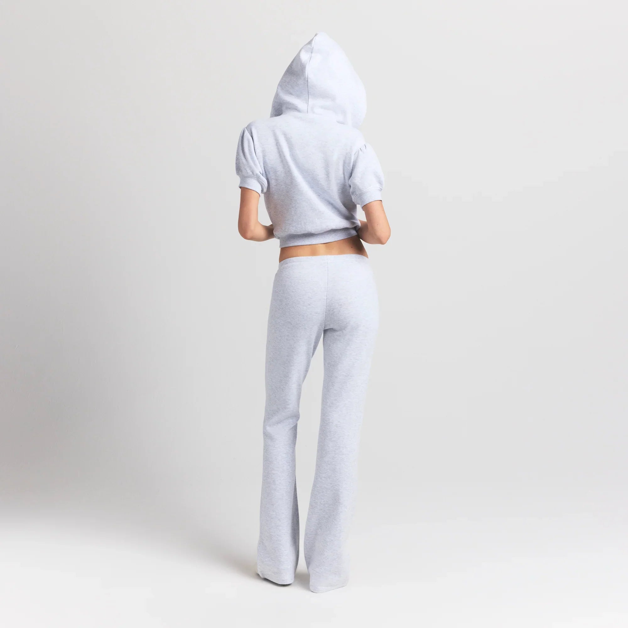 SKIMS COTTON FLEECE SLIM PANT | LIGHT HEATHER GREY - Sneaker Türkiye