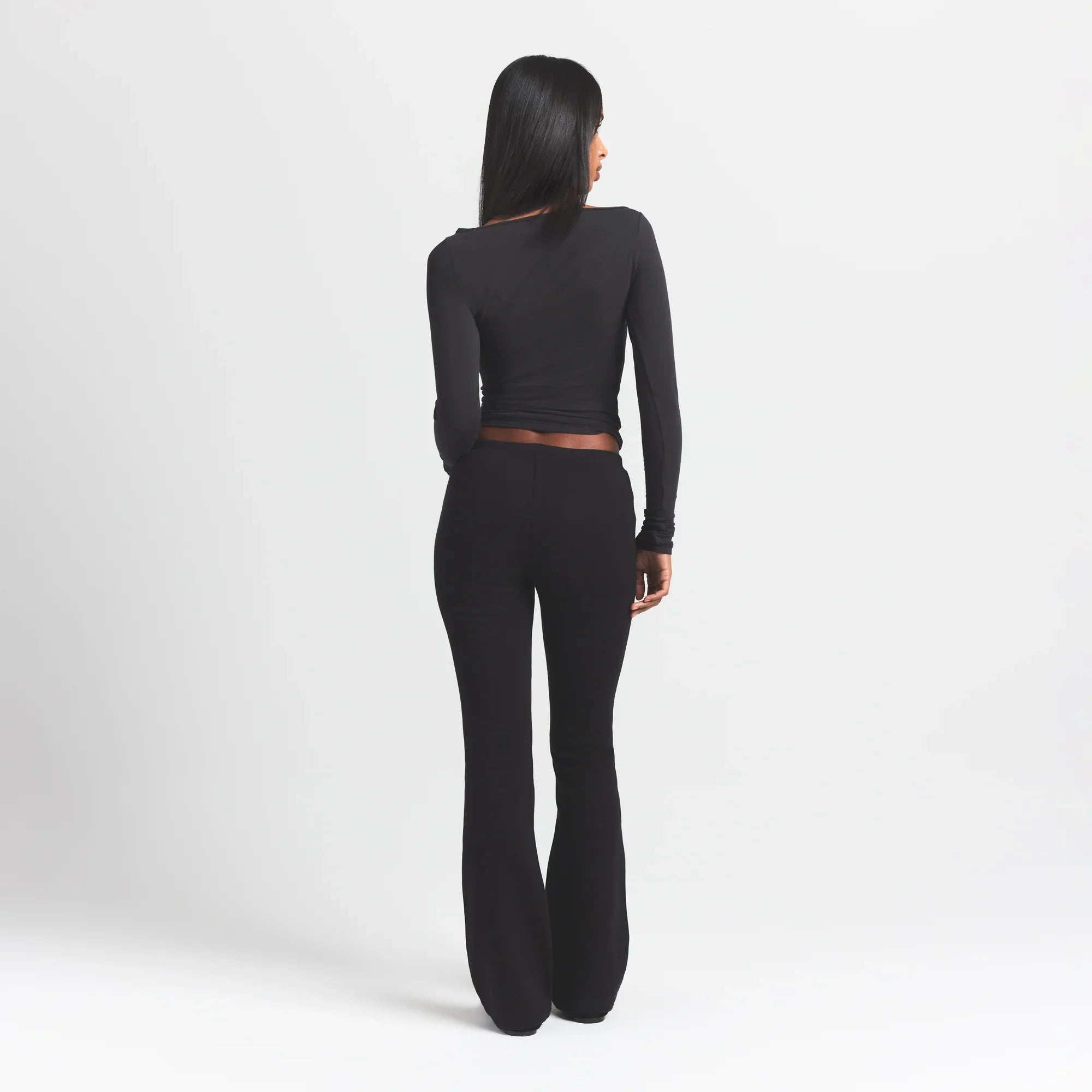 SKIMS COTTON FLEECE SLIM PANT | ONYX - Sneaker Türkiye