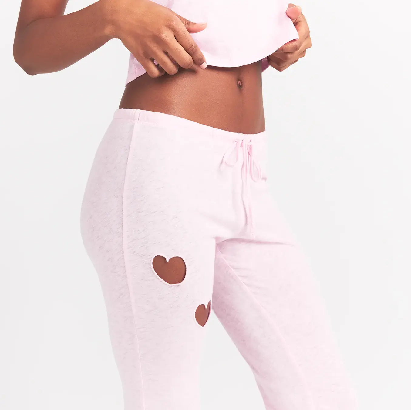 SKIMS WORN IN JERSEY HEART STRAIGHT LEG PANT | BABY PINK - Sneaker Türkiye