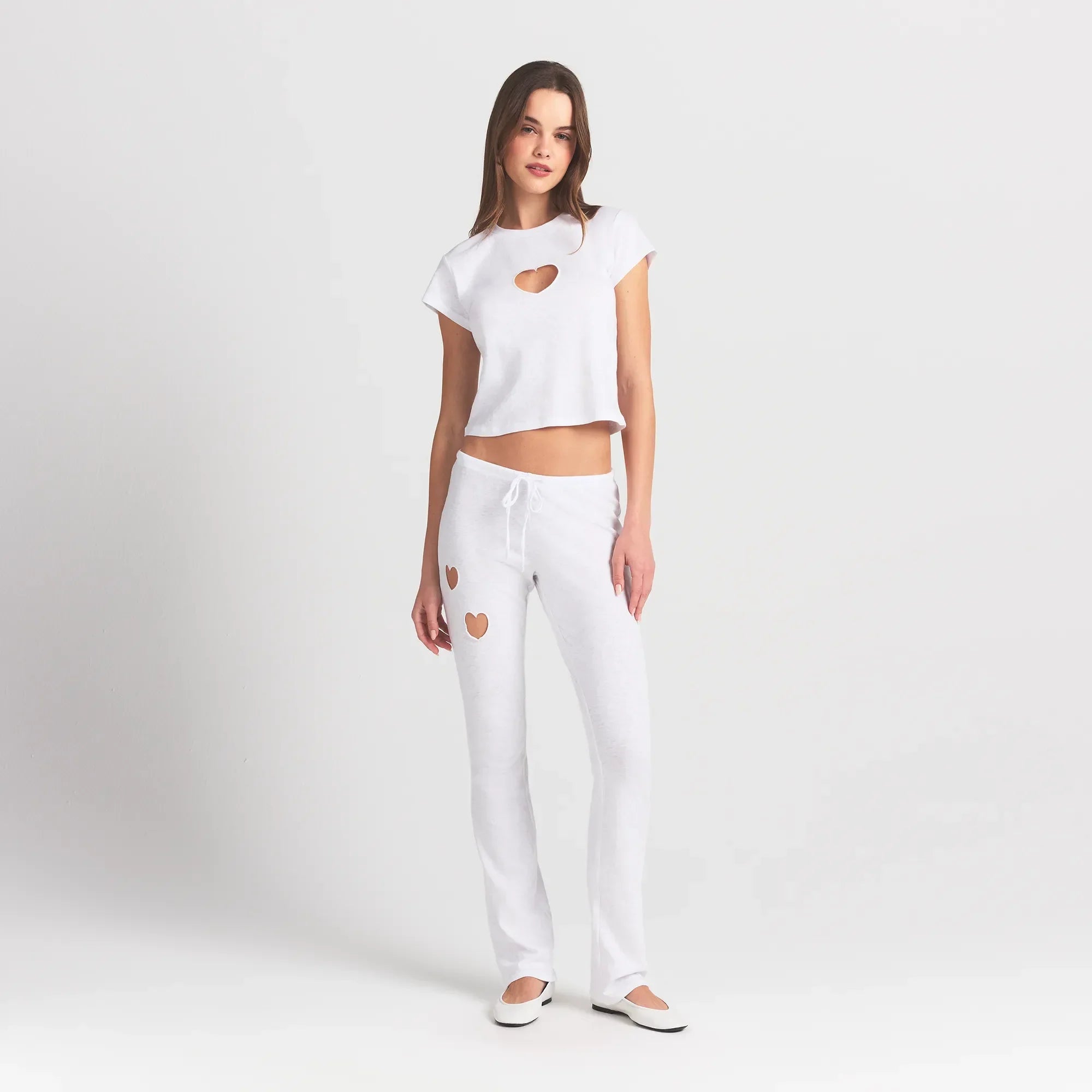 SKIMS WORN IN JERSEY HEART STRAIGHT LEG PANT | SNOW - Sneaker Türkiye