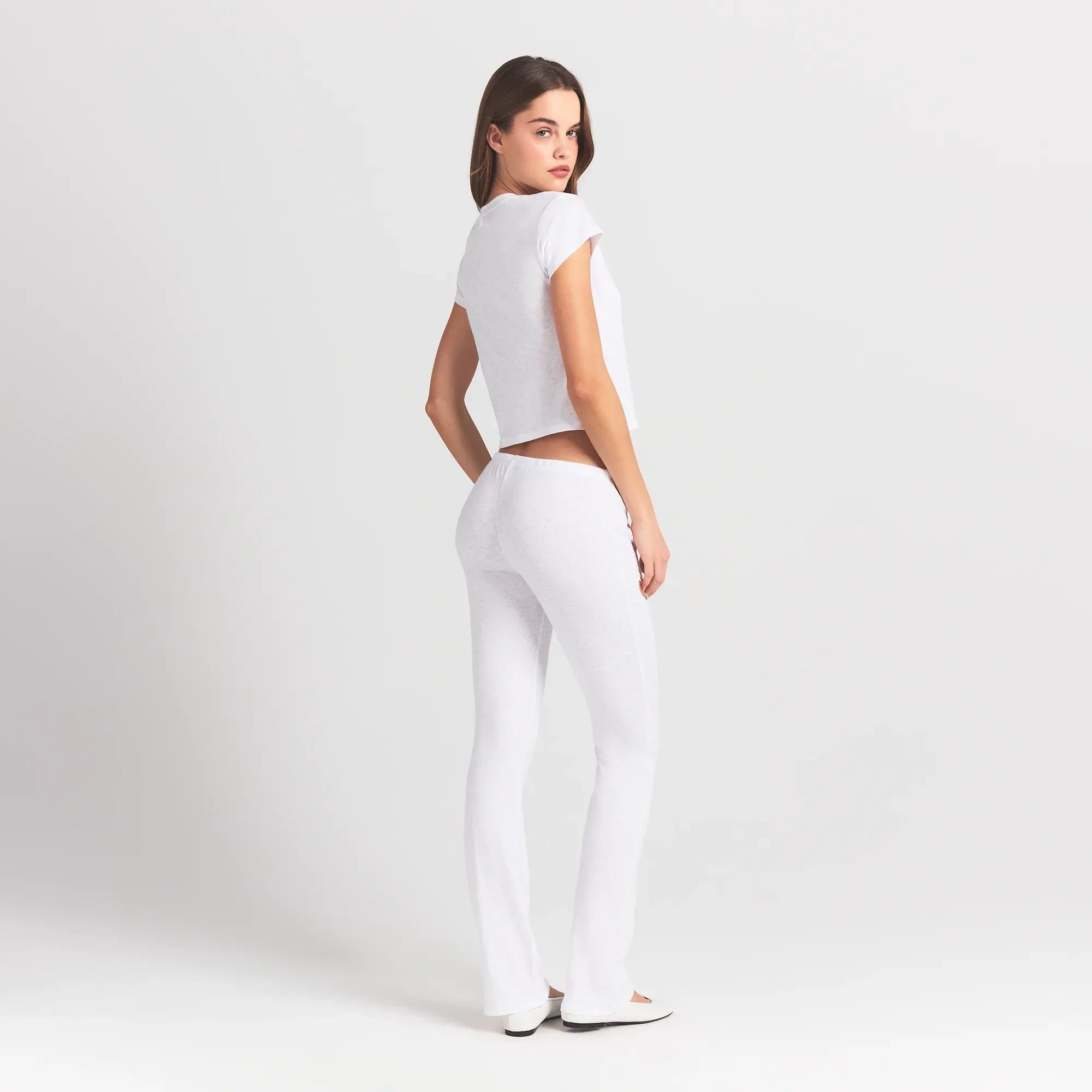 SKIMS WORN IN JERSEY HEART STRAIGHT LEG PANT | SNOW - Sneaker Türkiye