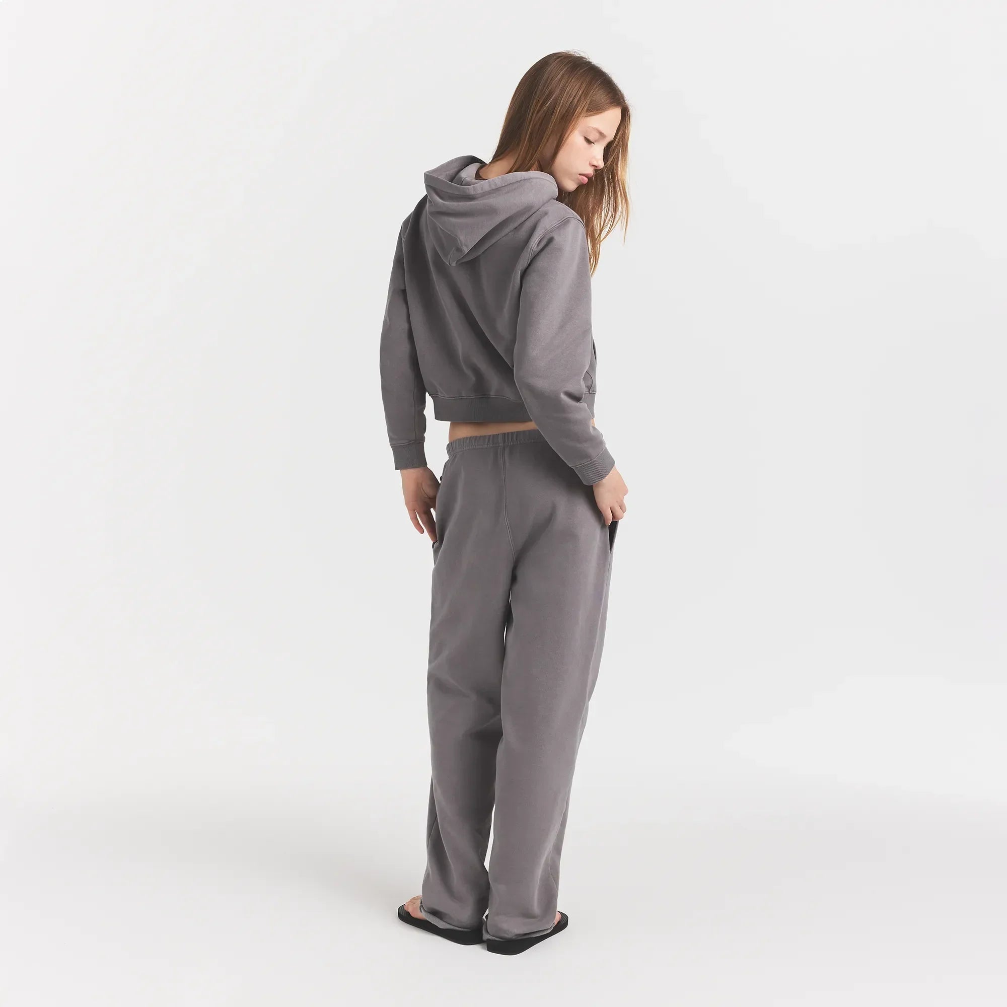 BOYFRIEND FLEECE STRAIGHT LEG PANT | SHADOW EIGHTY SKIMS - Sneaker Türkiye