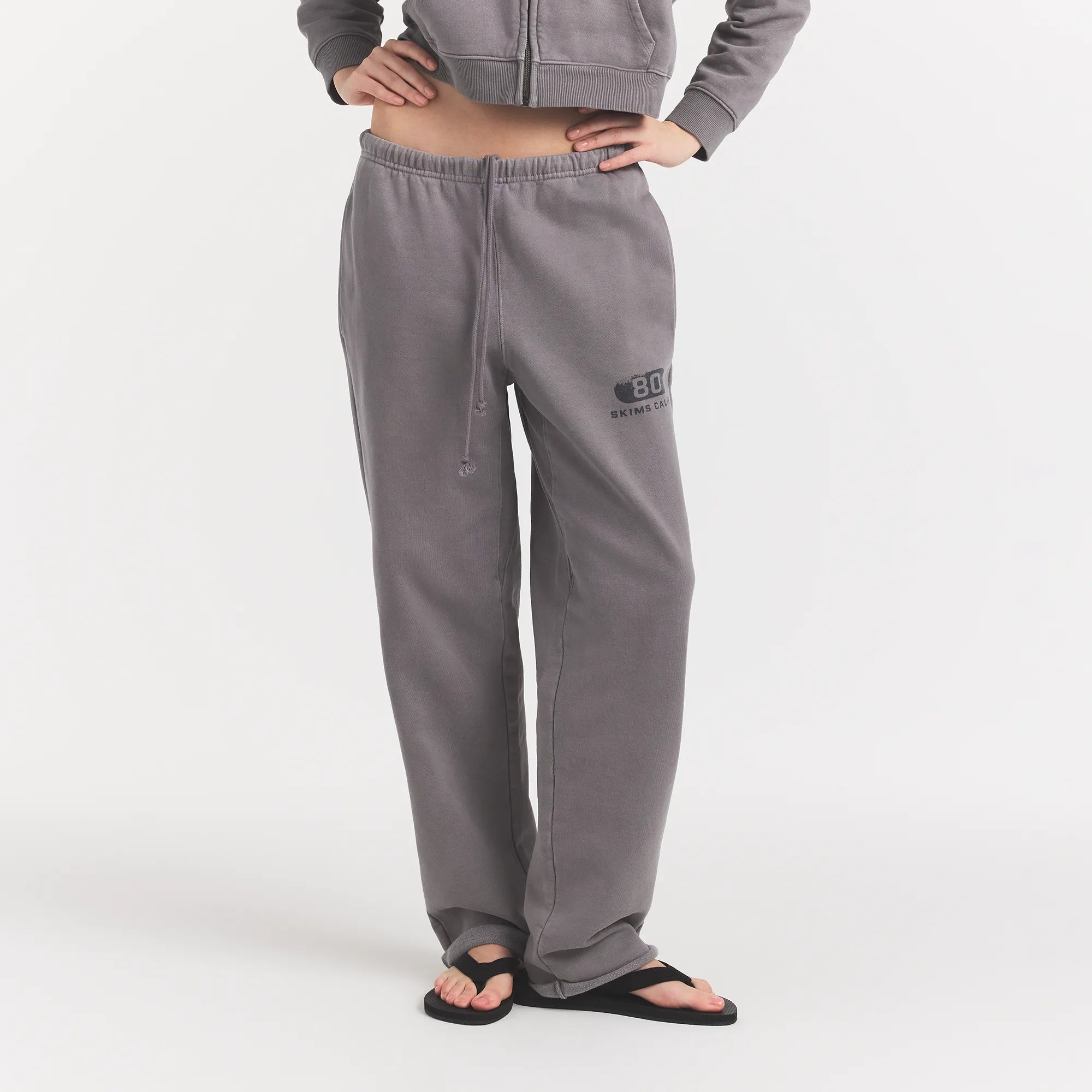 BOYFRIEND FLEECE STRAIGHT LEG PANT | SHADOW EIGHTY SKIMS - Sneaker Türkiye