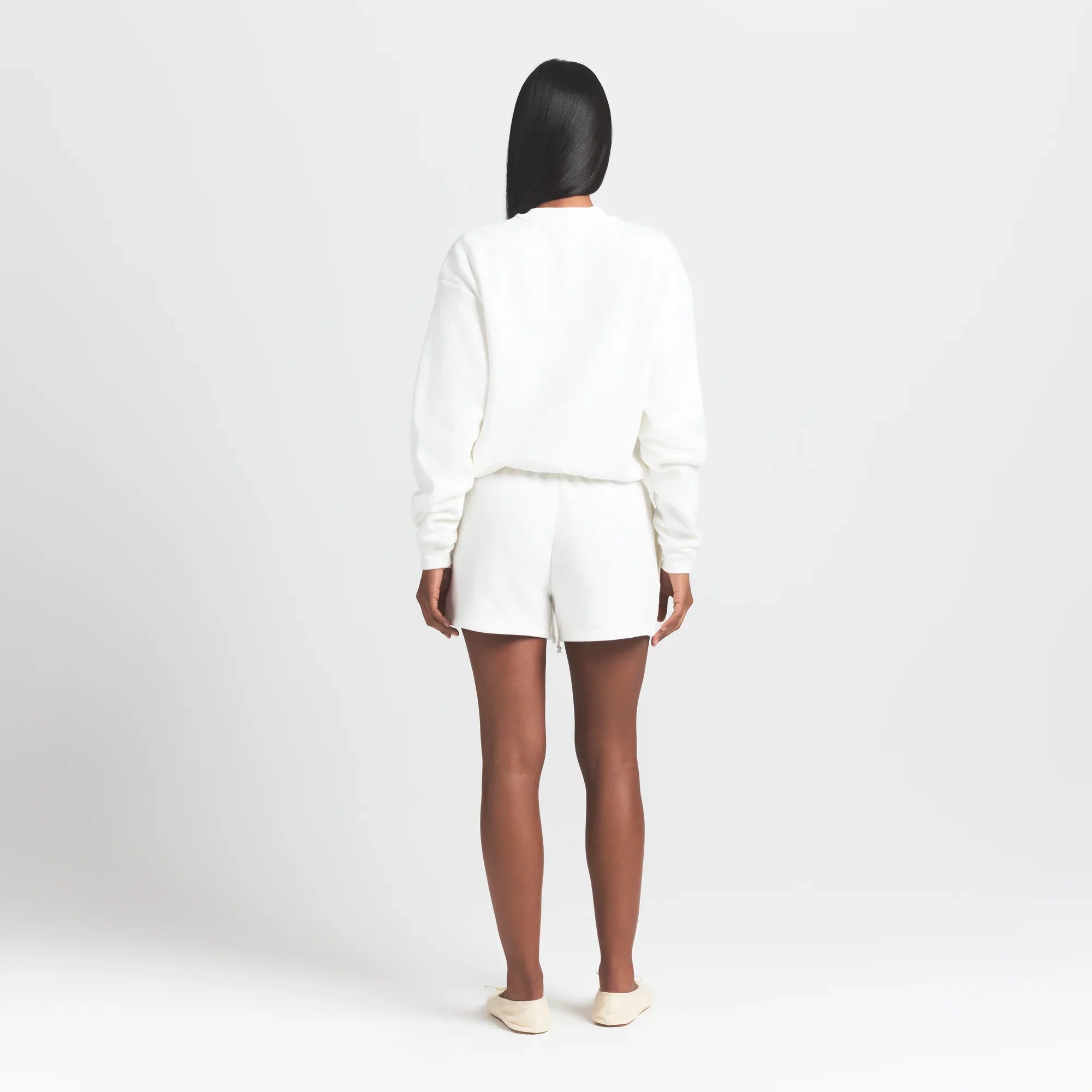 SKIMS COTTON FLEECE CLASSIC SHORT | MARBLE - Sneaker Türkiye