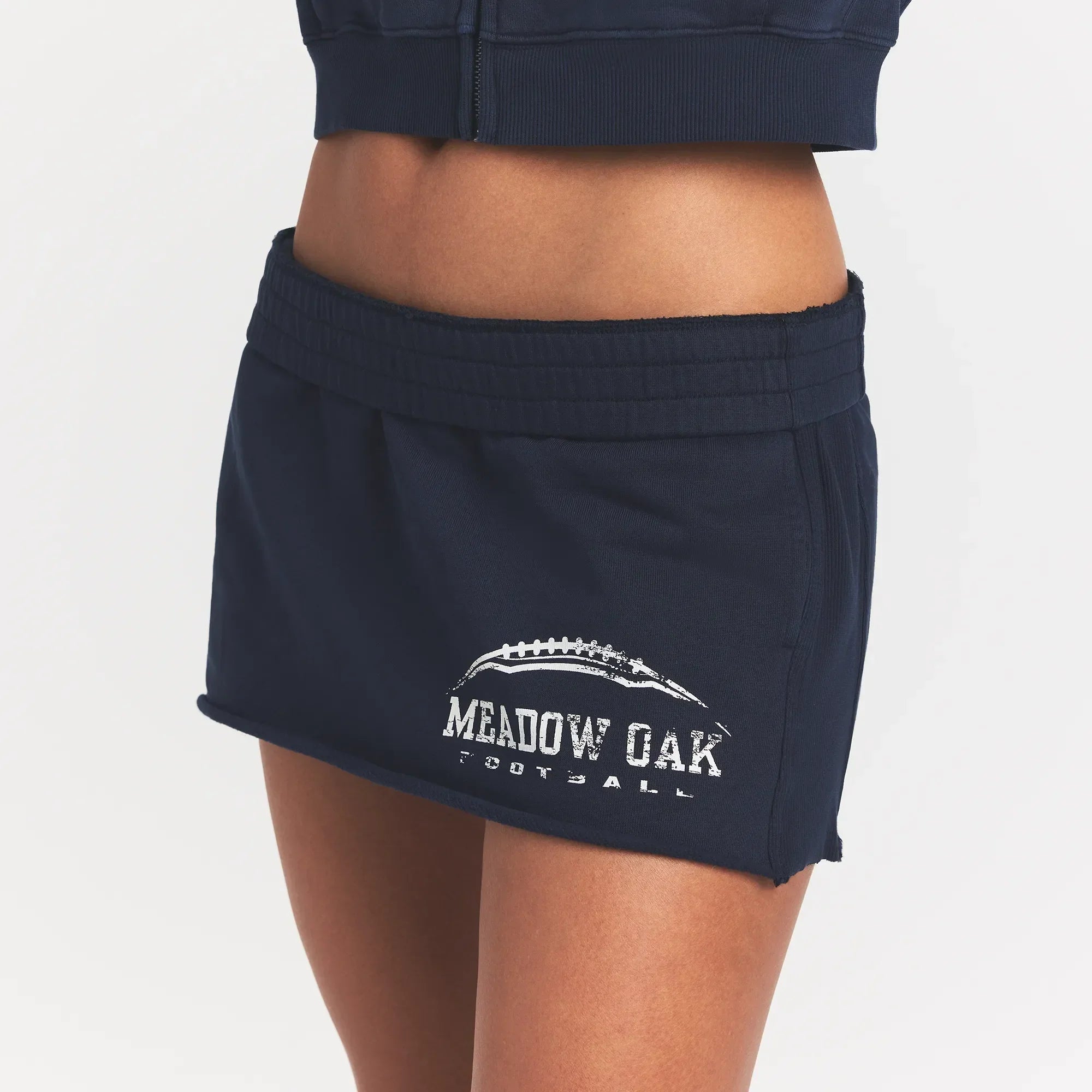 SKIMS BOYFRIEND FLEECE MINI SKIRT | NAVY MEADOW OAK - Sneaker Türkiye