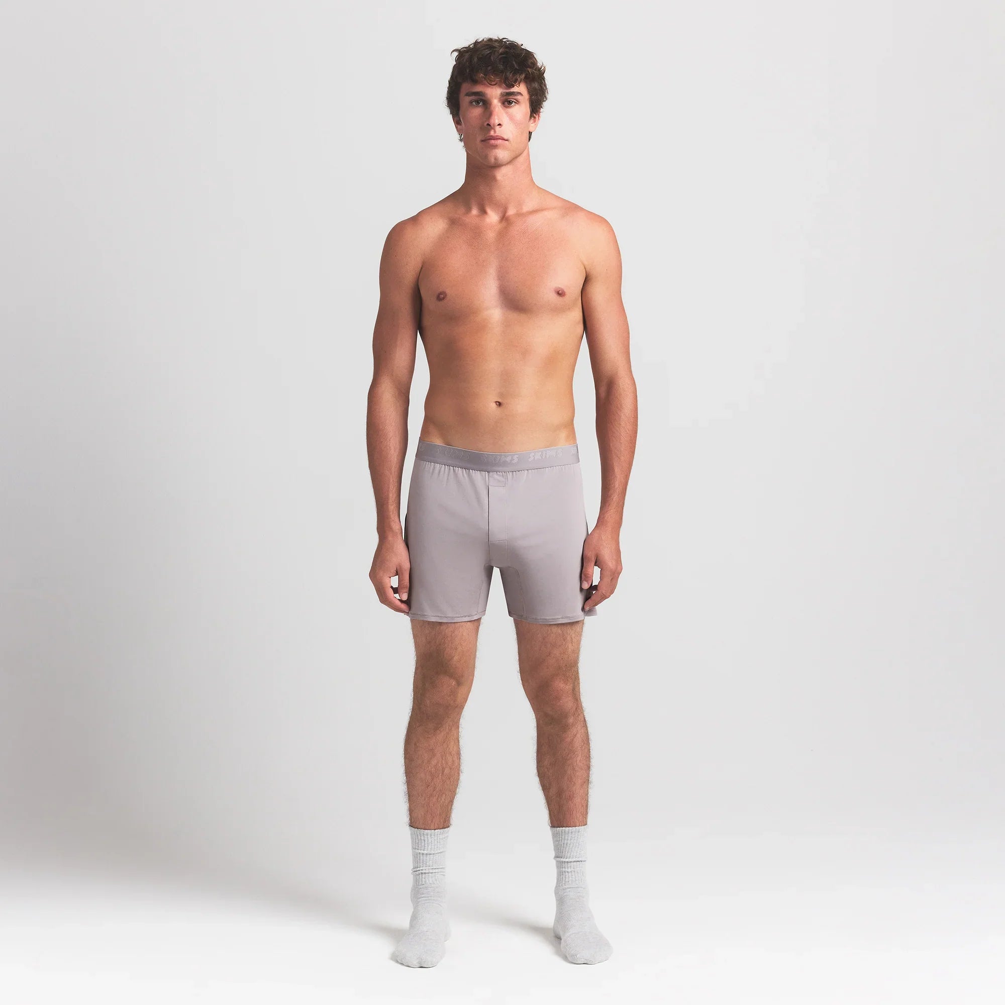 SKIMS STRETCH MENS KNIT BOXER | OYSTER - Sneaker Türkiye