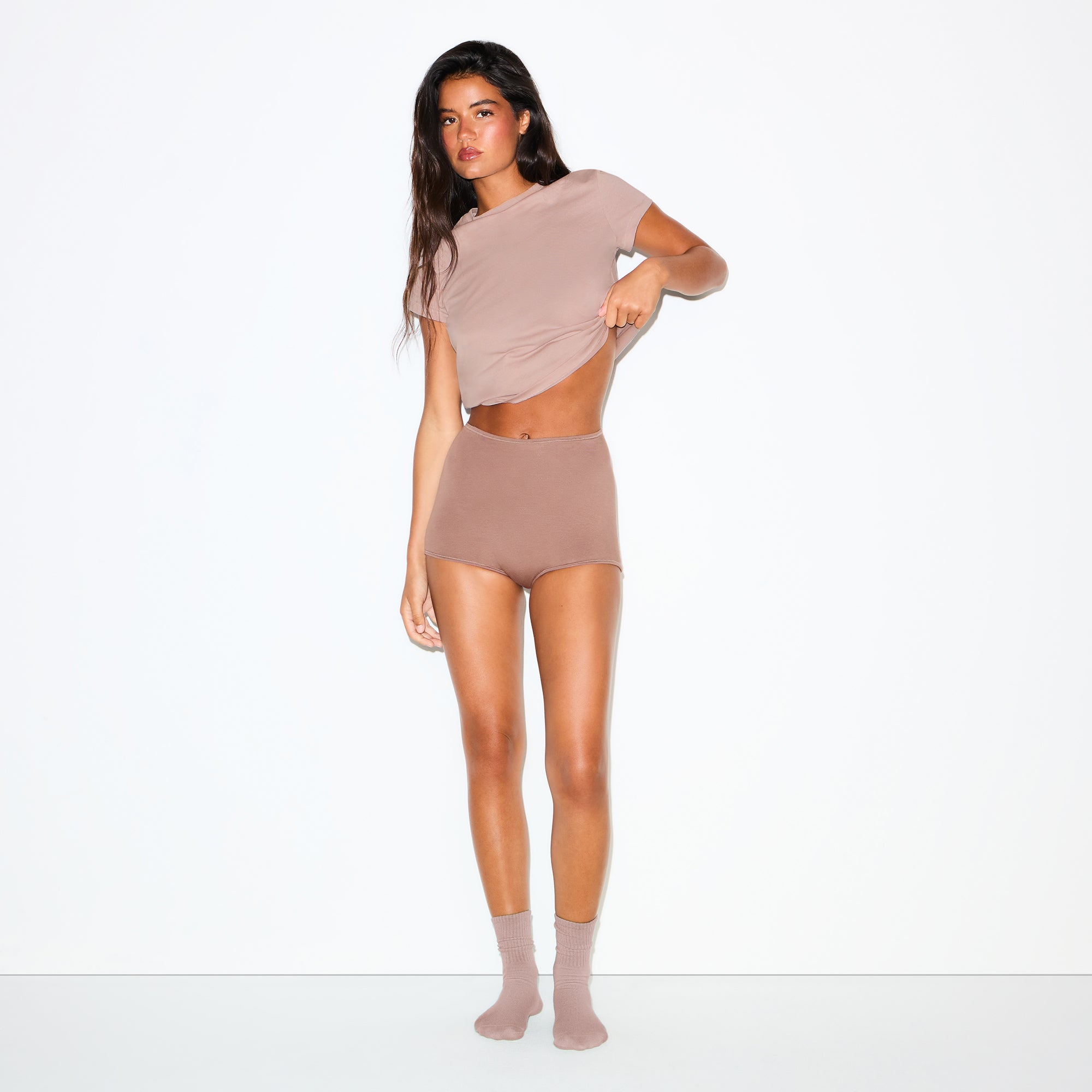 SKIMS PERIOD PANTIES BOY SHORT | UMBER - Sneaker Türkiye