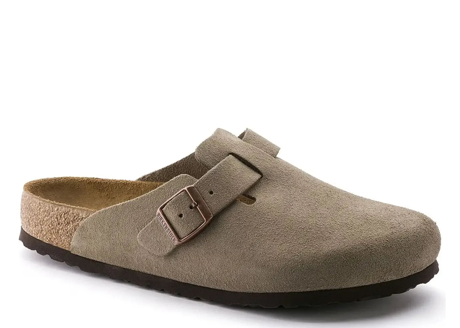 Birkenstock Boston Soft Footbed Suede Taupe - Sneaker Türkiye